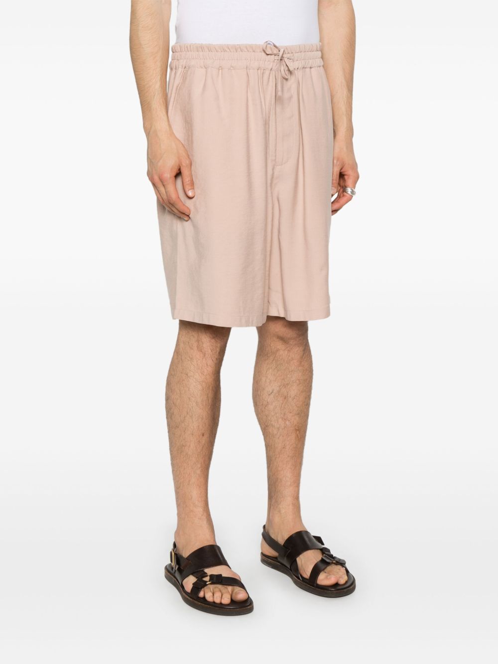 Emporio Armani Shorts Cipria Polyester Cotton