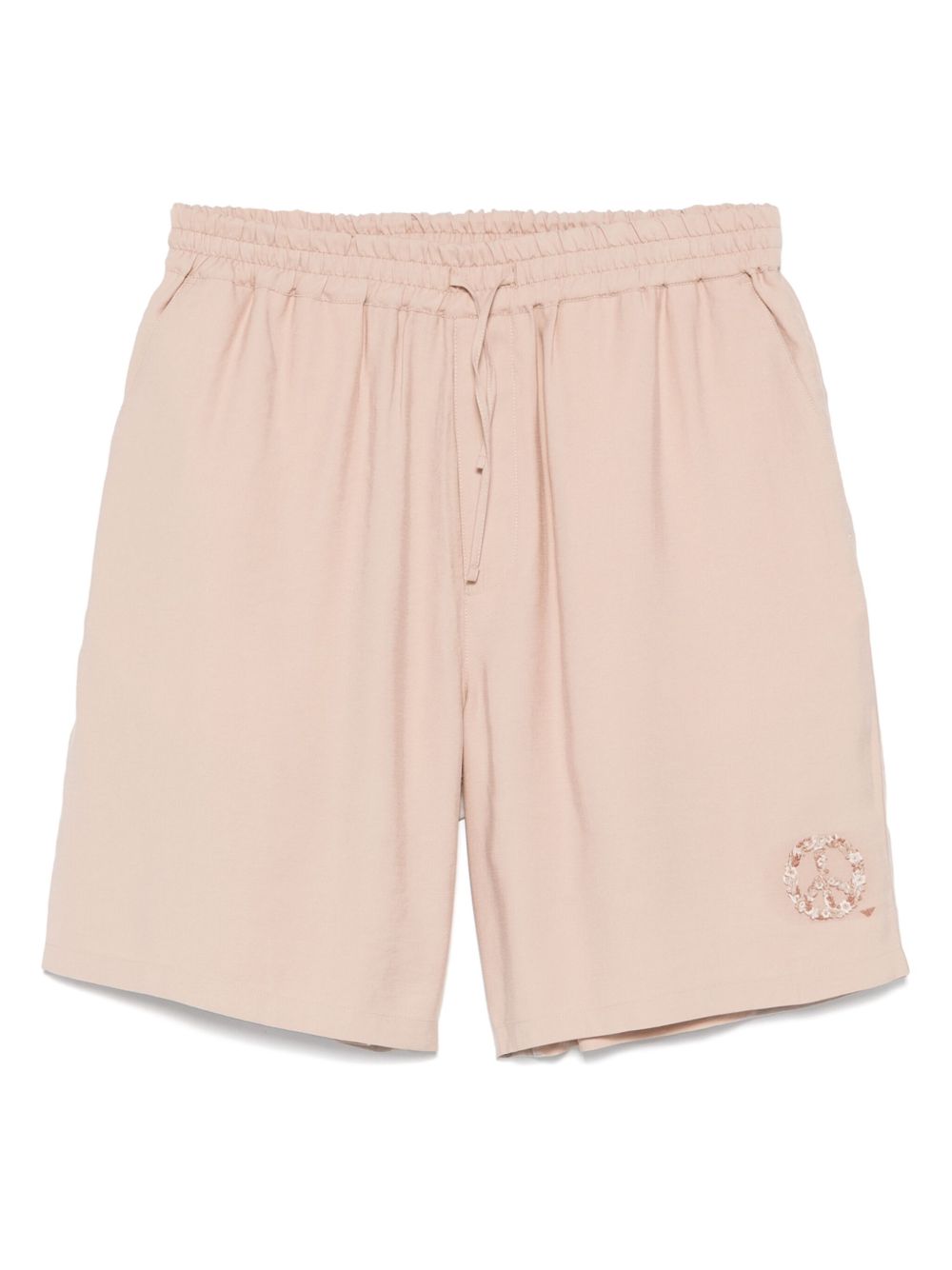 Emporio Armani Shorts Cipria Polyester Cotton