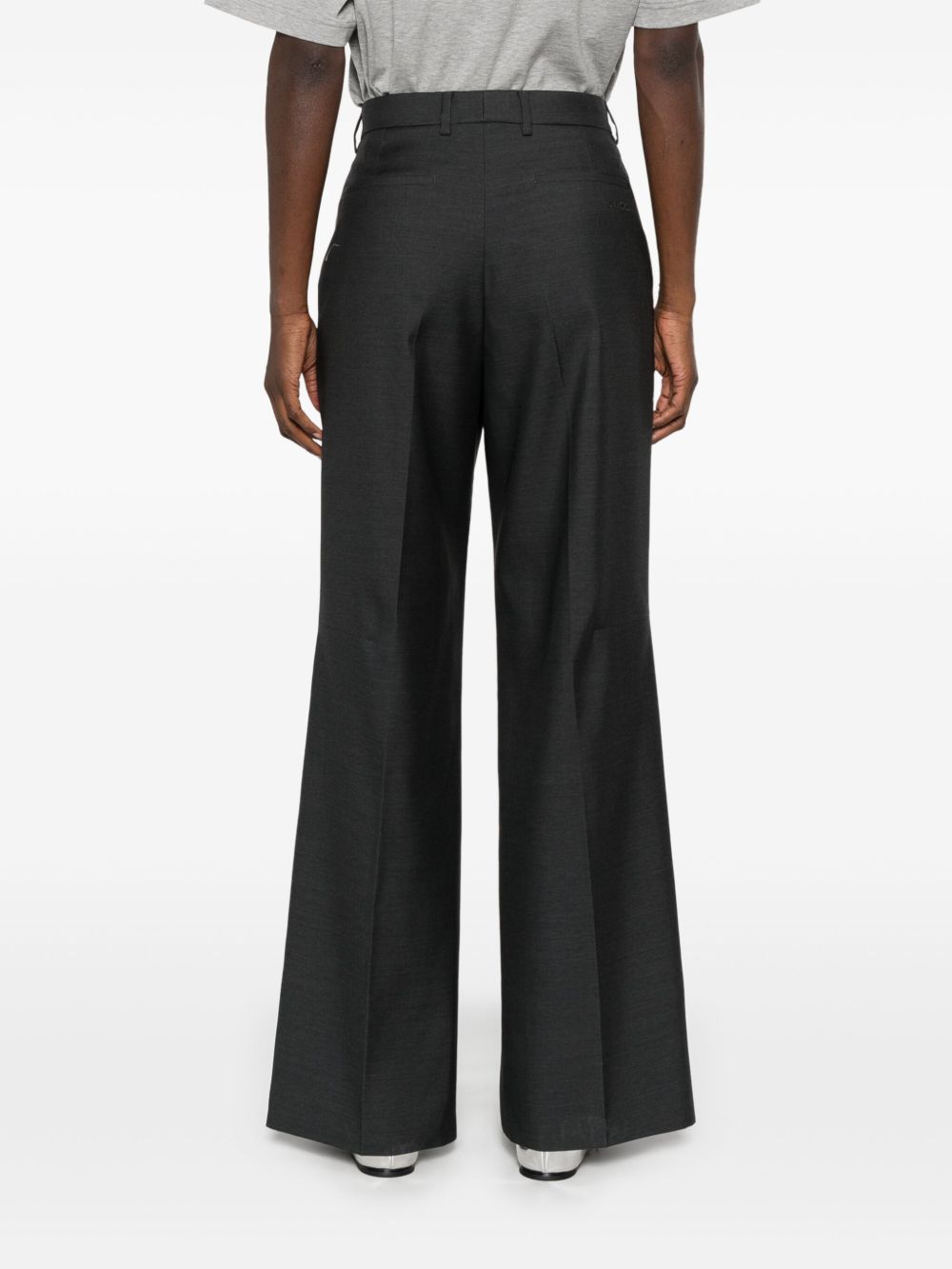 Gucci Trousers Grey Wool