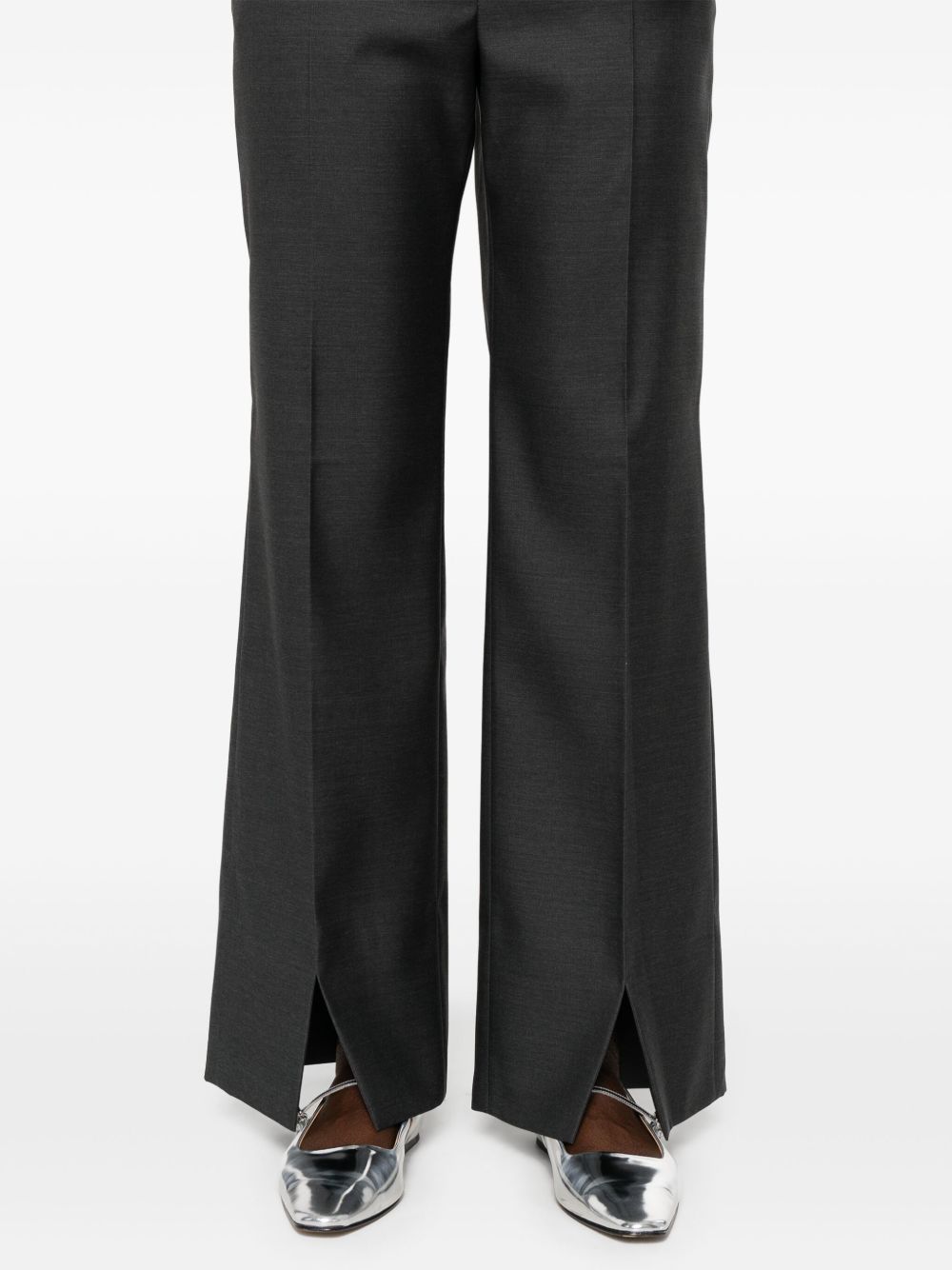 Gucci Trousers Grey Wool
