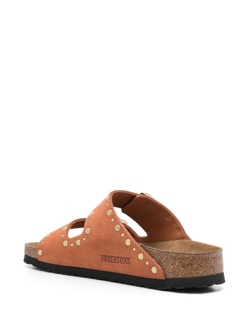 Birkenstock Sandals Orange Suede
