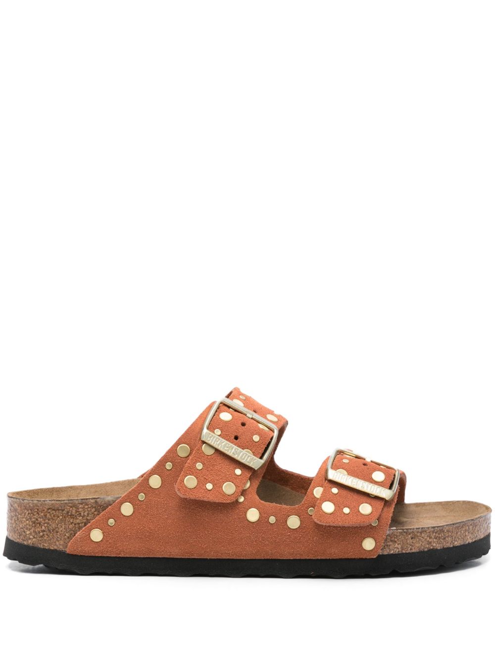 Birkenstock Sandals Orange Suede