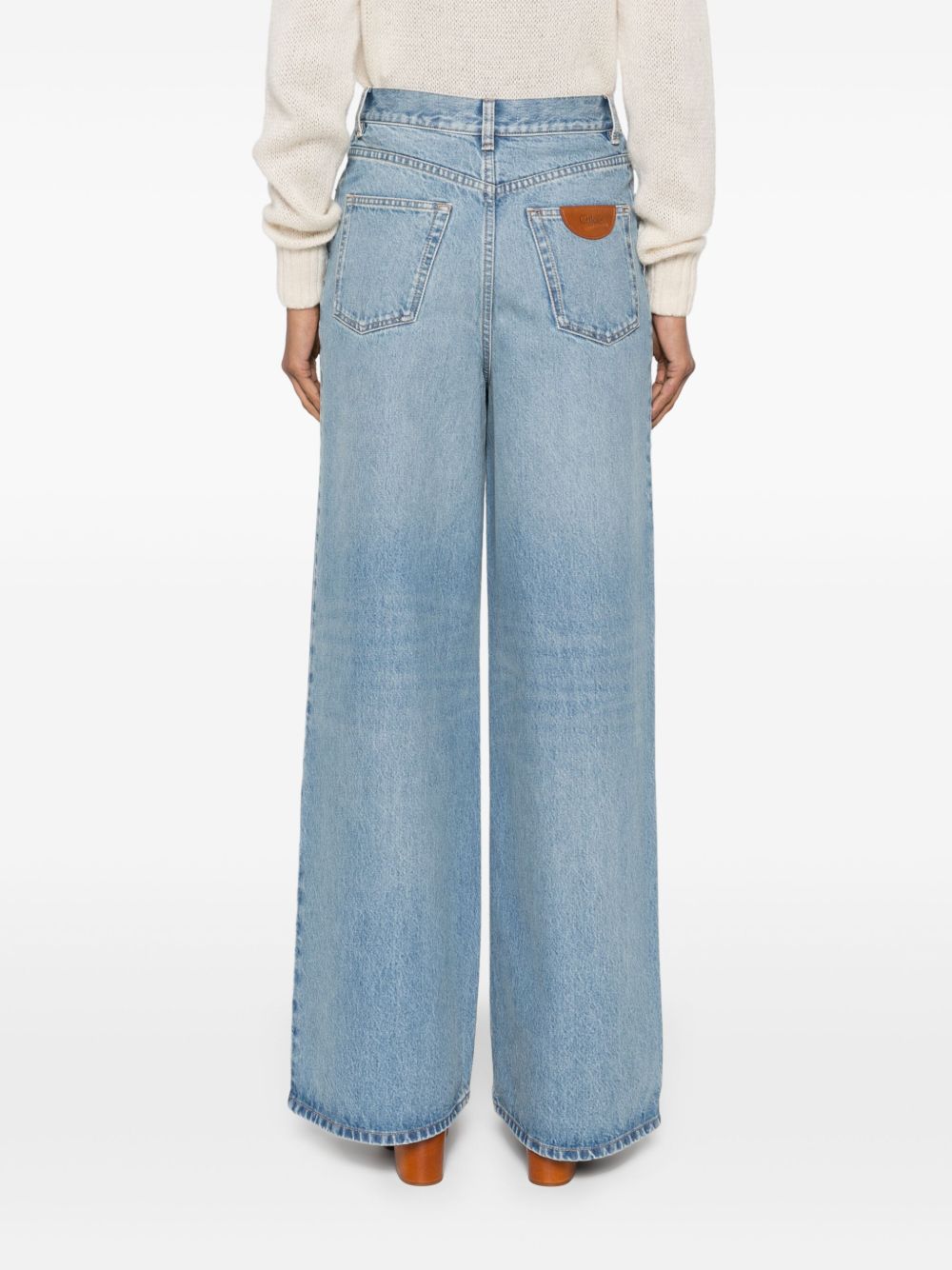 Chloè Jeans Clear Blue Cotton