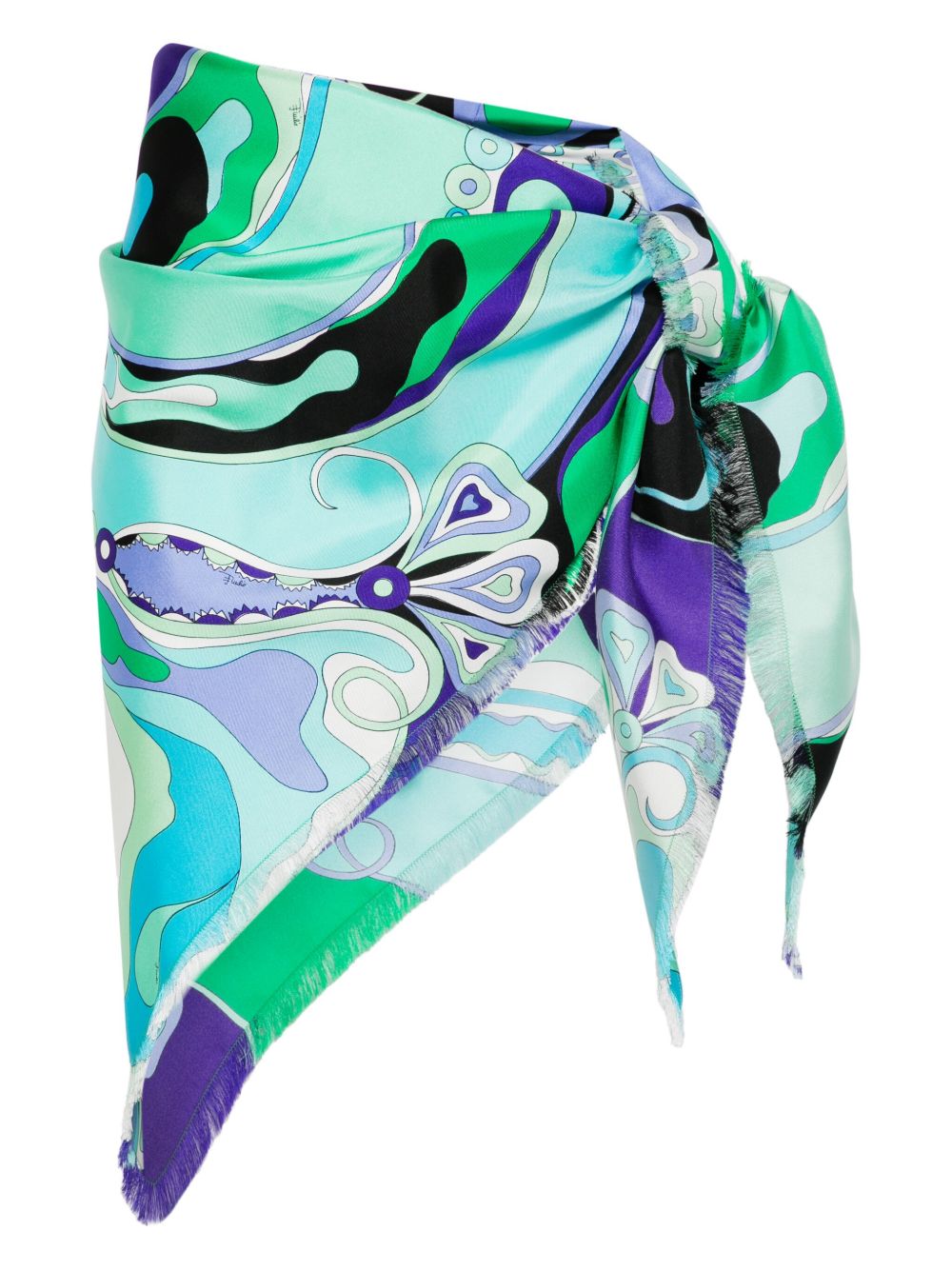 Pucci Skirts Verde Acqua Natural (other)->silk100.0 %