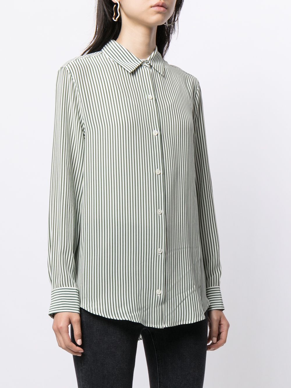 Equipment Shirts White Silk