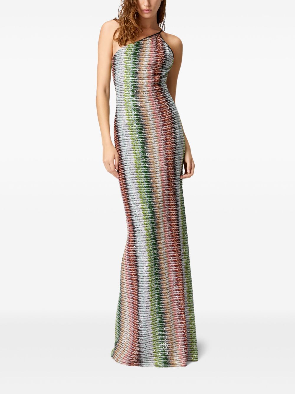 Missoni Dresses Green Viscose Polyester Polyamide