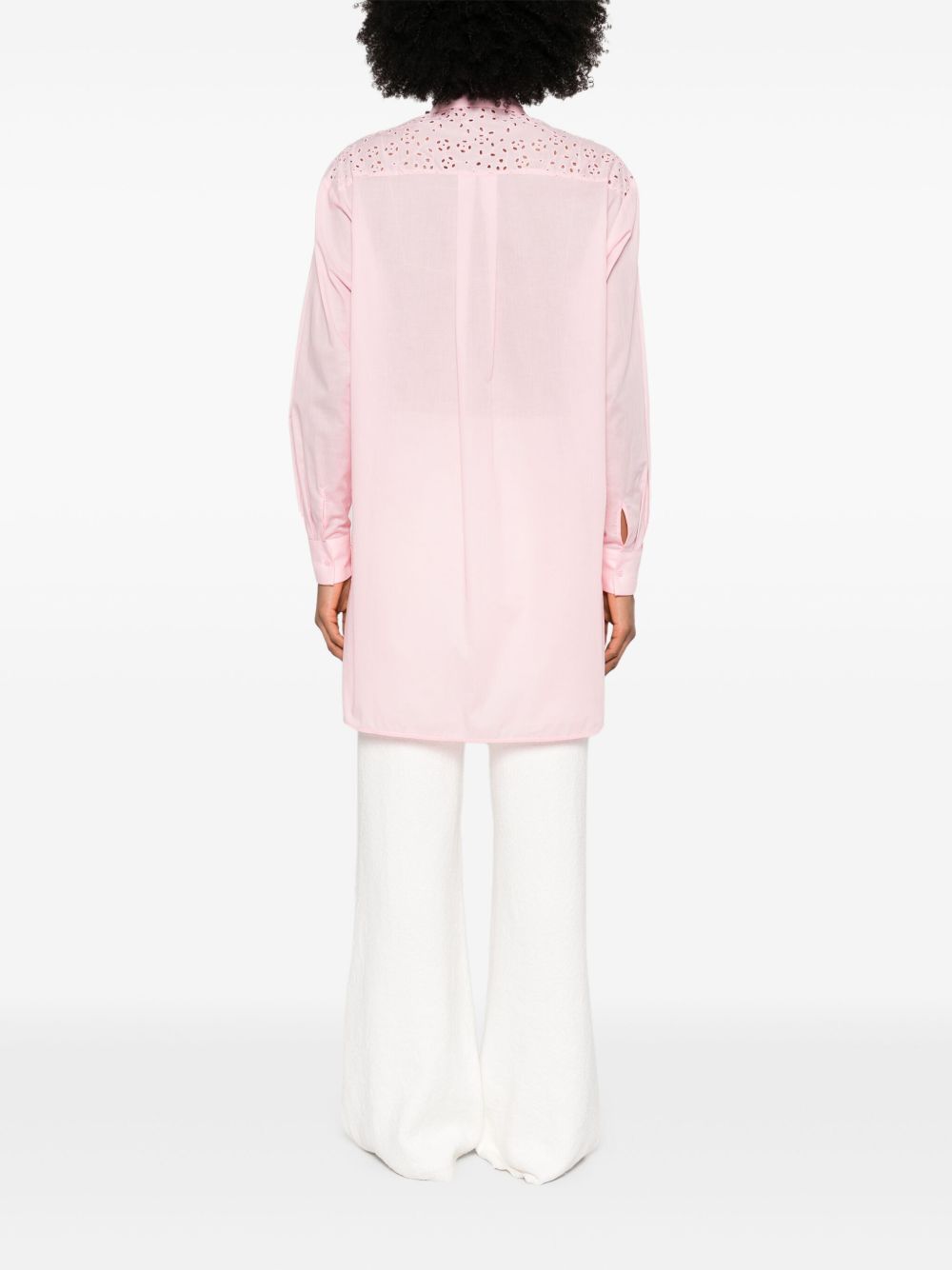 Ermanno Scervino Shirts Pink Cotton Polyester