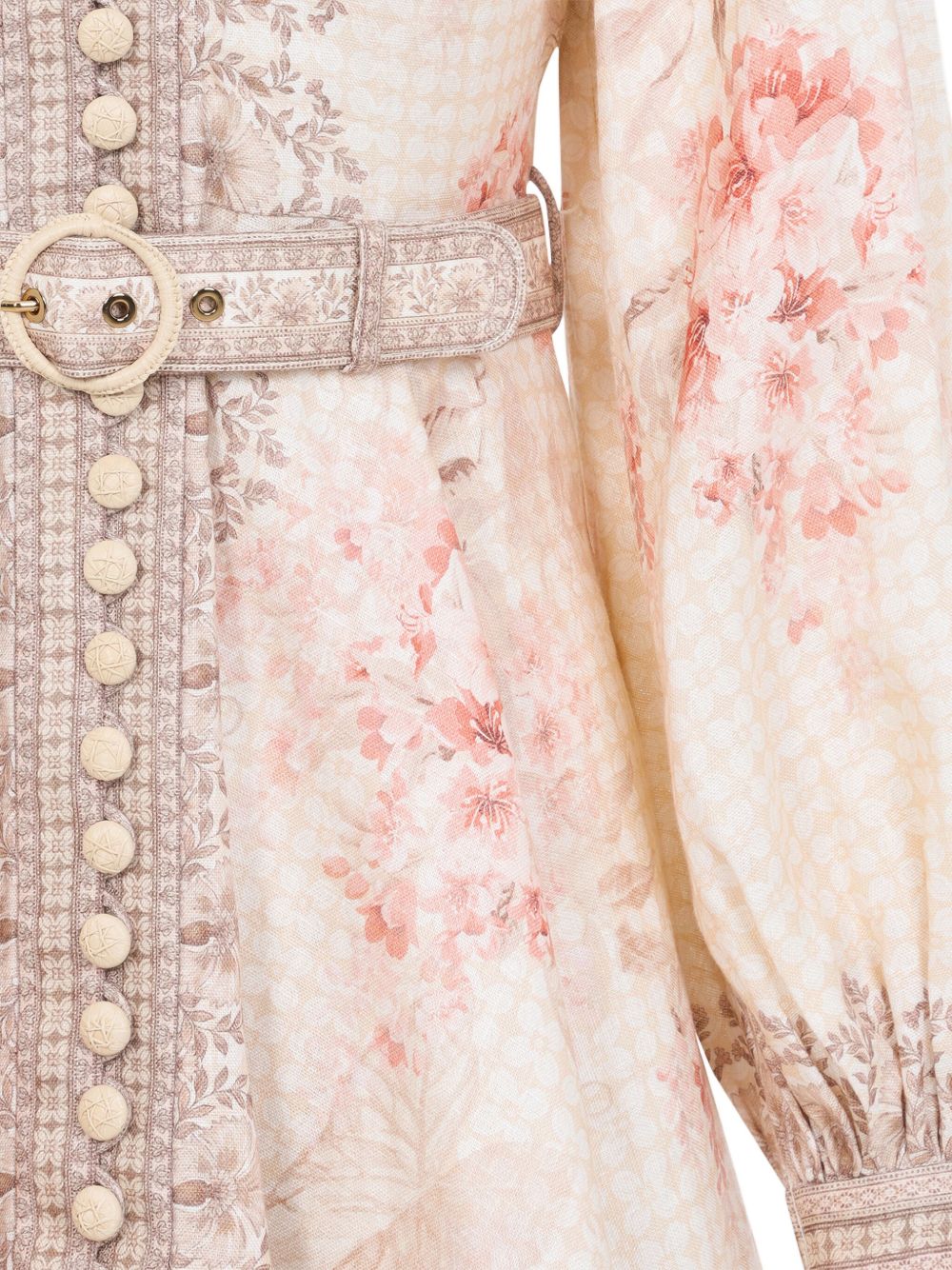 Zimmermann Dresses Powder Linen 100'%