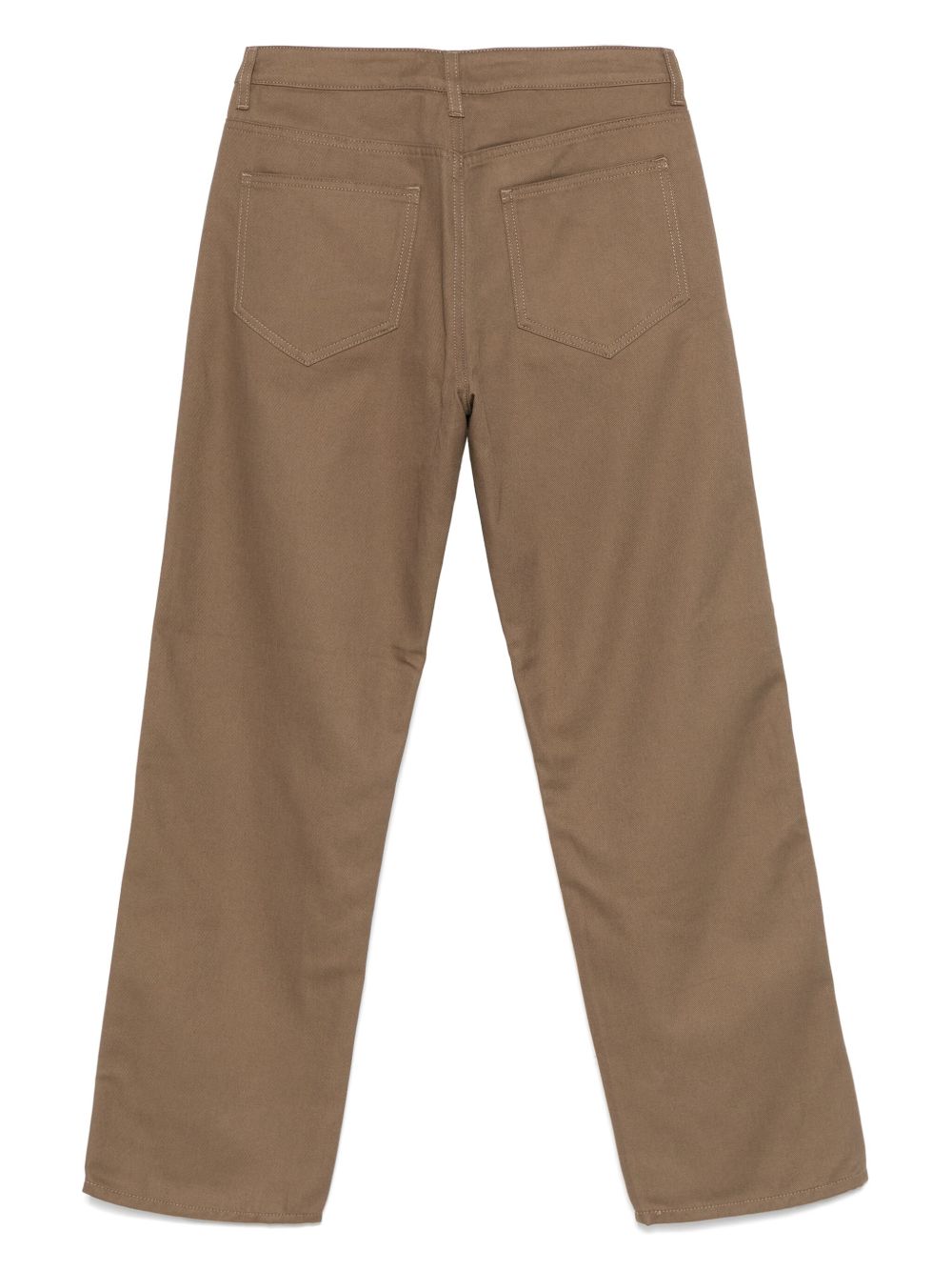 Emporio Armani Trousers Marrone Recycled Cotton