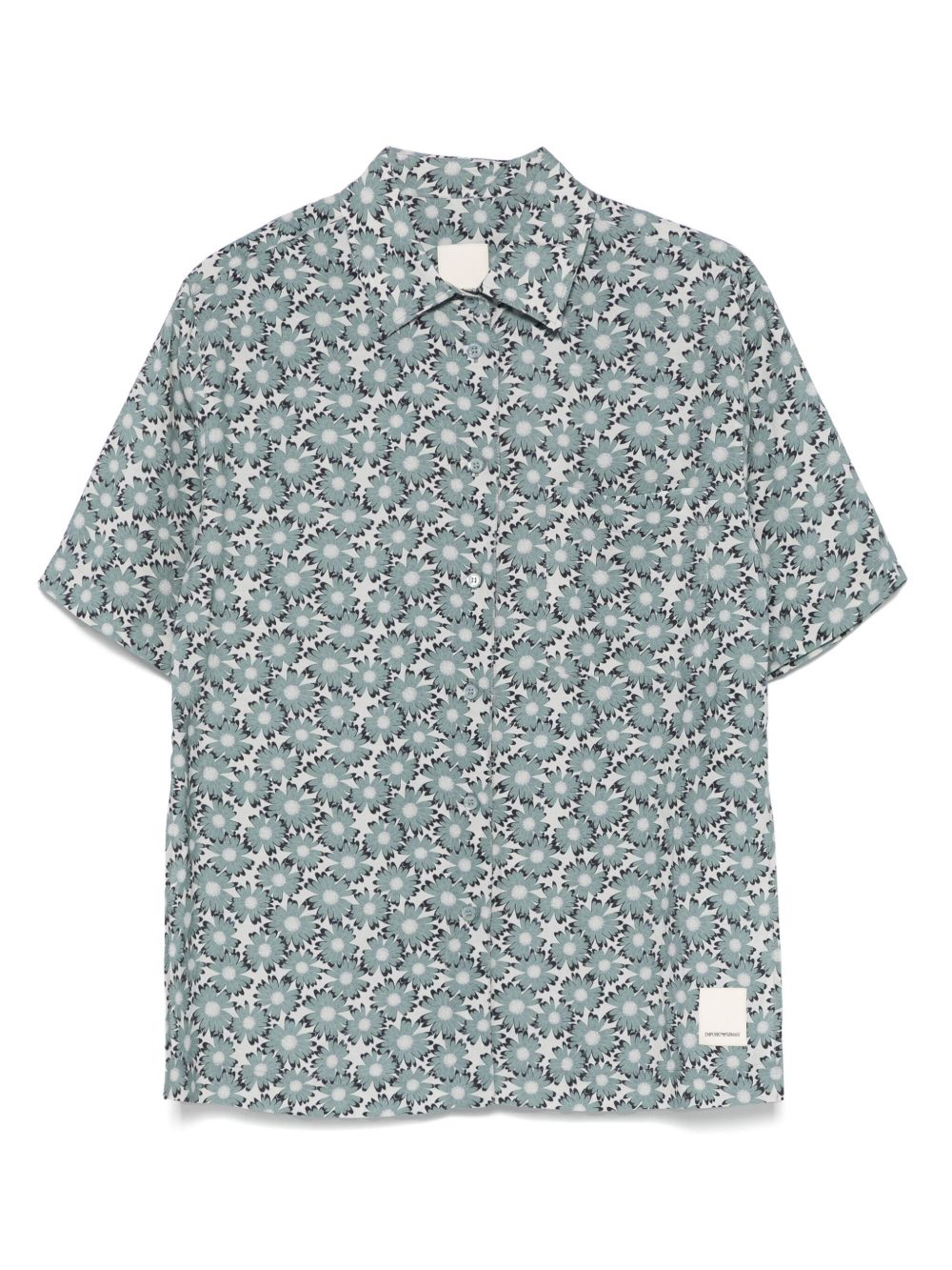 Emporio Armani Shirts Azzurro Ecovero