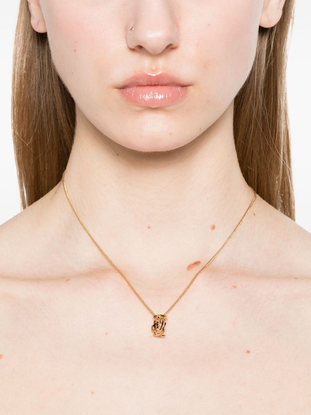 Saint Laurent Bijoux Golden Brass