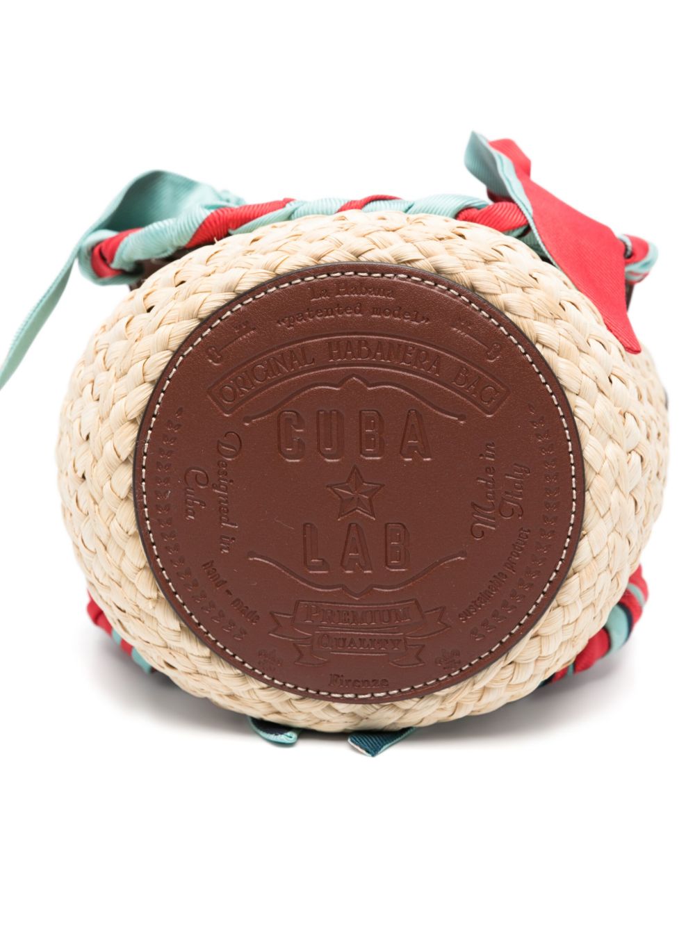 Cuba Lab Bags Leather Brown Outer: Straw