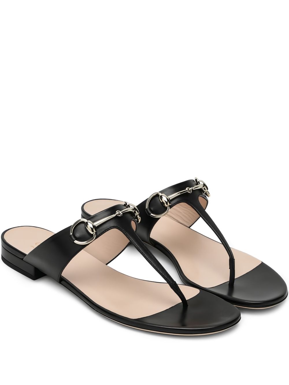Gucci Sandals Black Leather 100 %