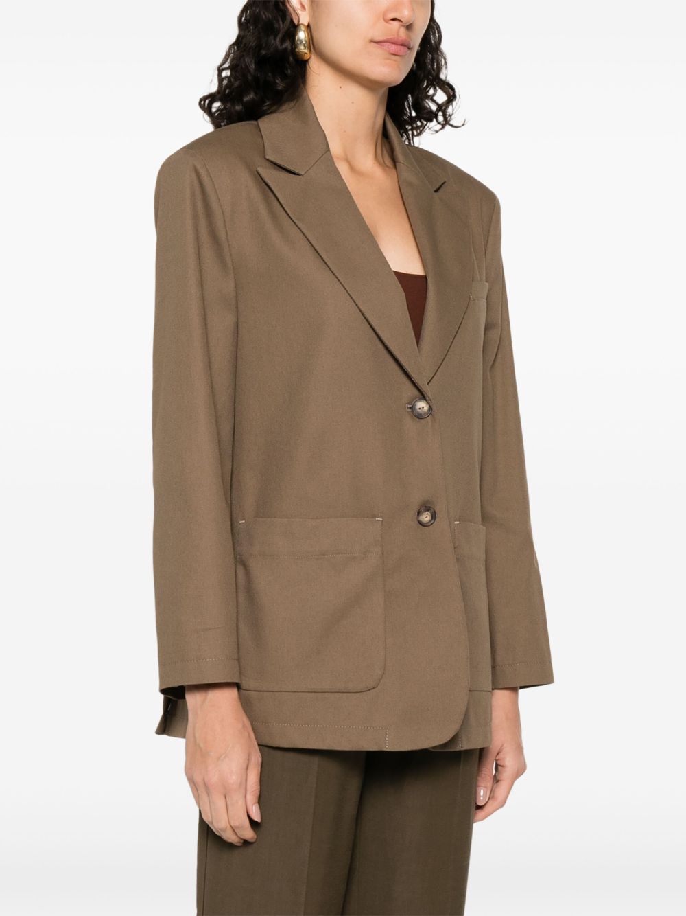 Emporio Armani Jackets Marrone Cotton