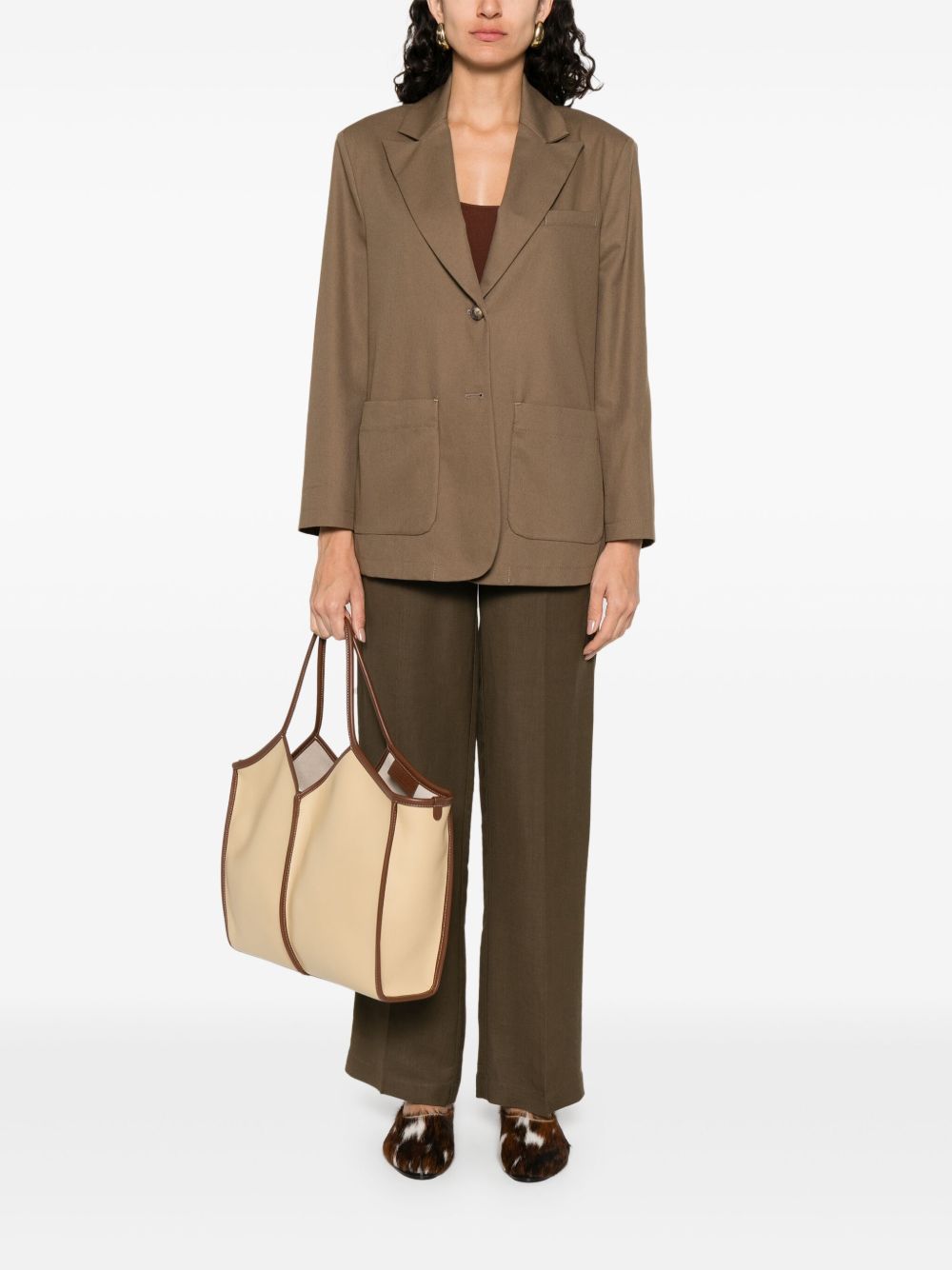 Emporio Armani Jackets Marrone Cotton