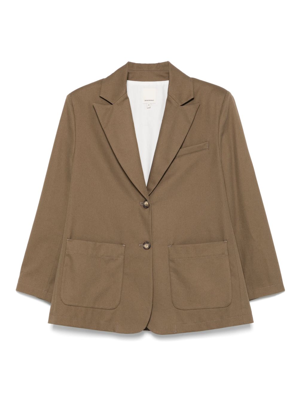 Emporio Armani Jackets Marrone Cotton