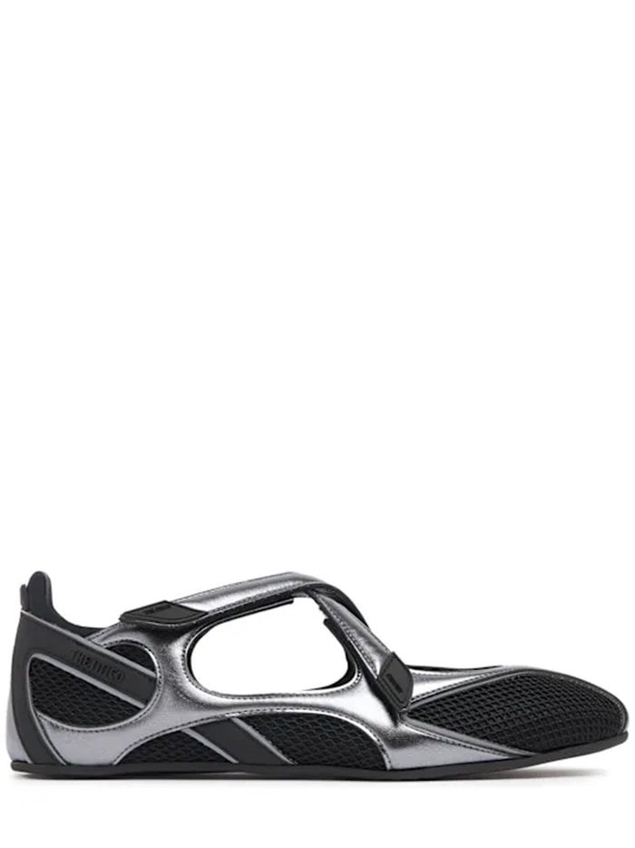 The Attico Flat Shoes Black Fabric