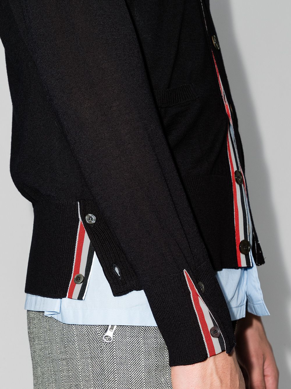 Thom Browne Sweaters Blue Self:virgin Wool
