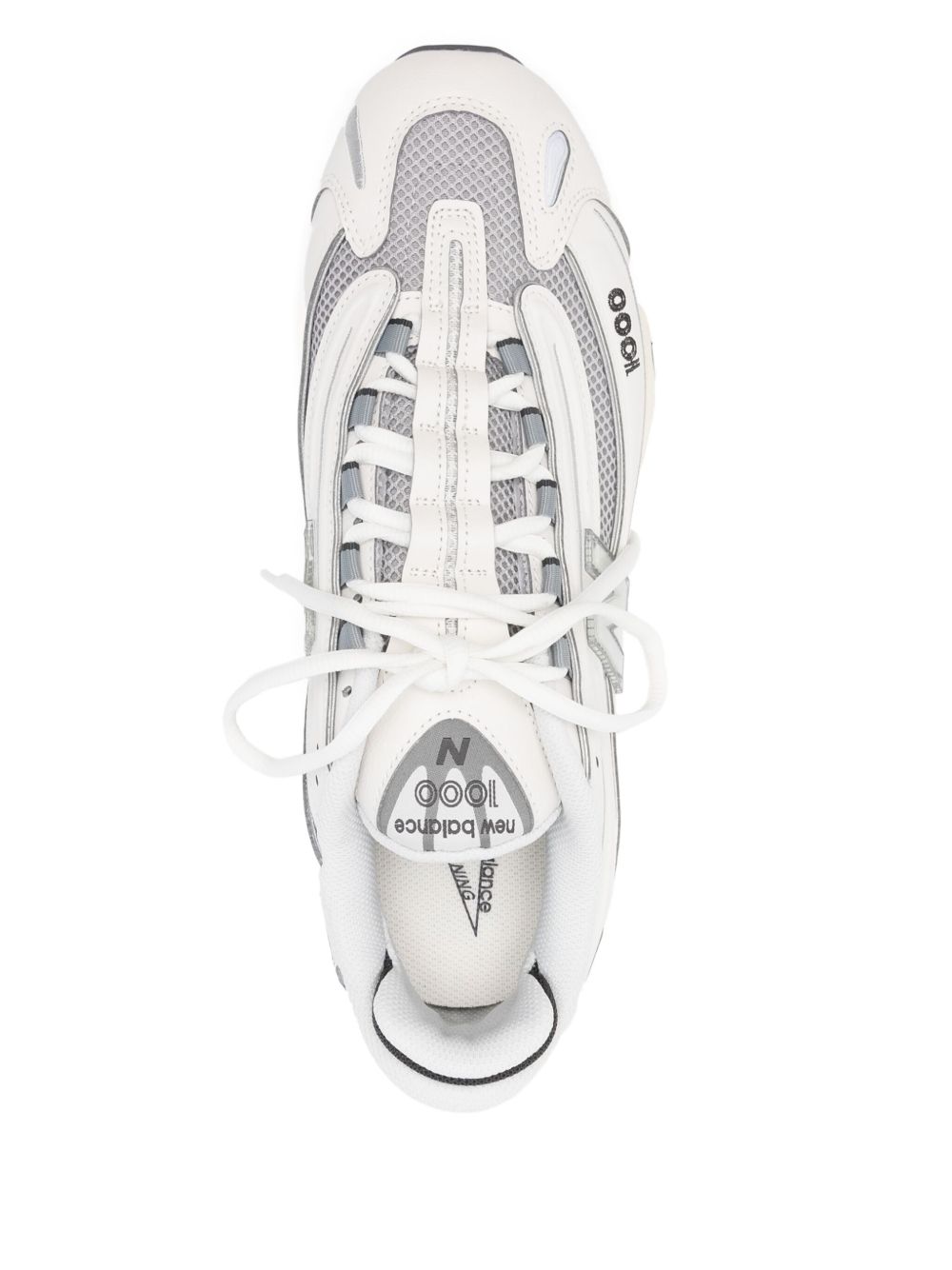 New Balance Sneakers Grey Calf Leather