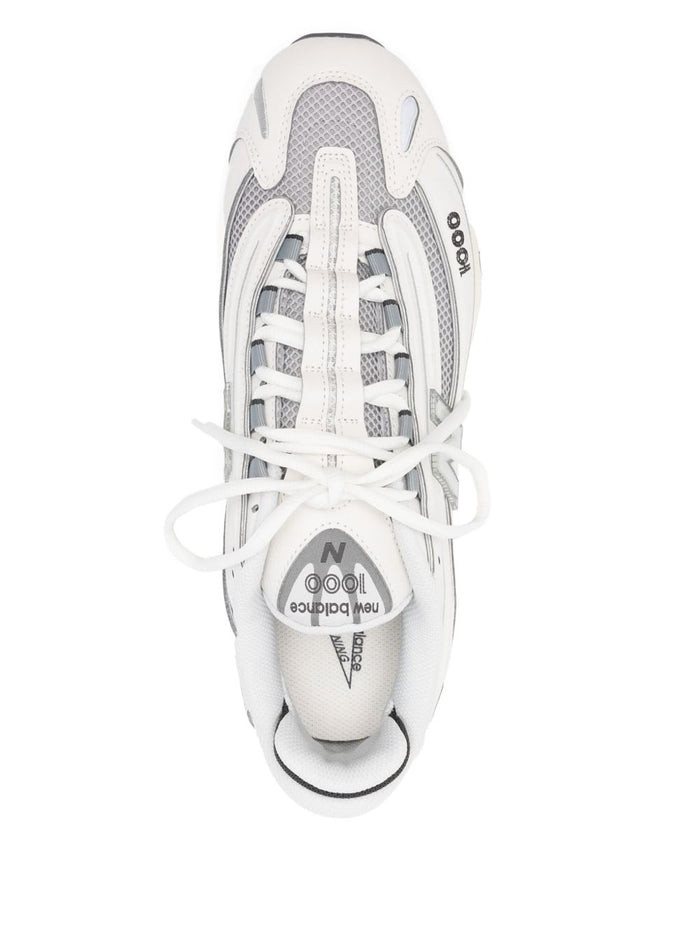 New Balance Sneakers Grey Calf Leather