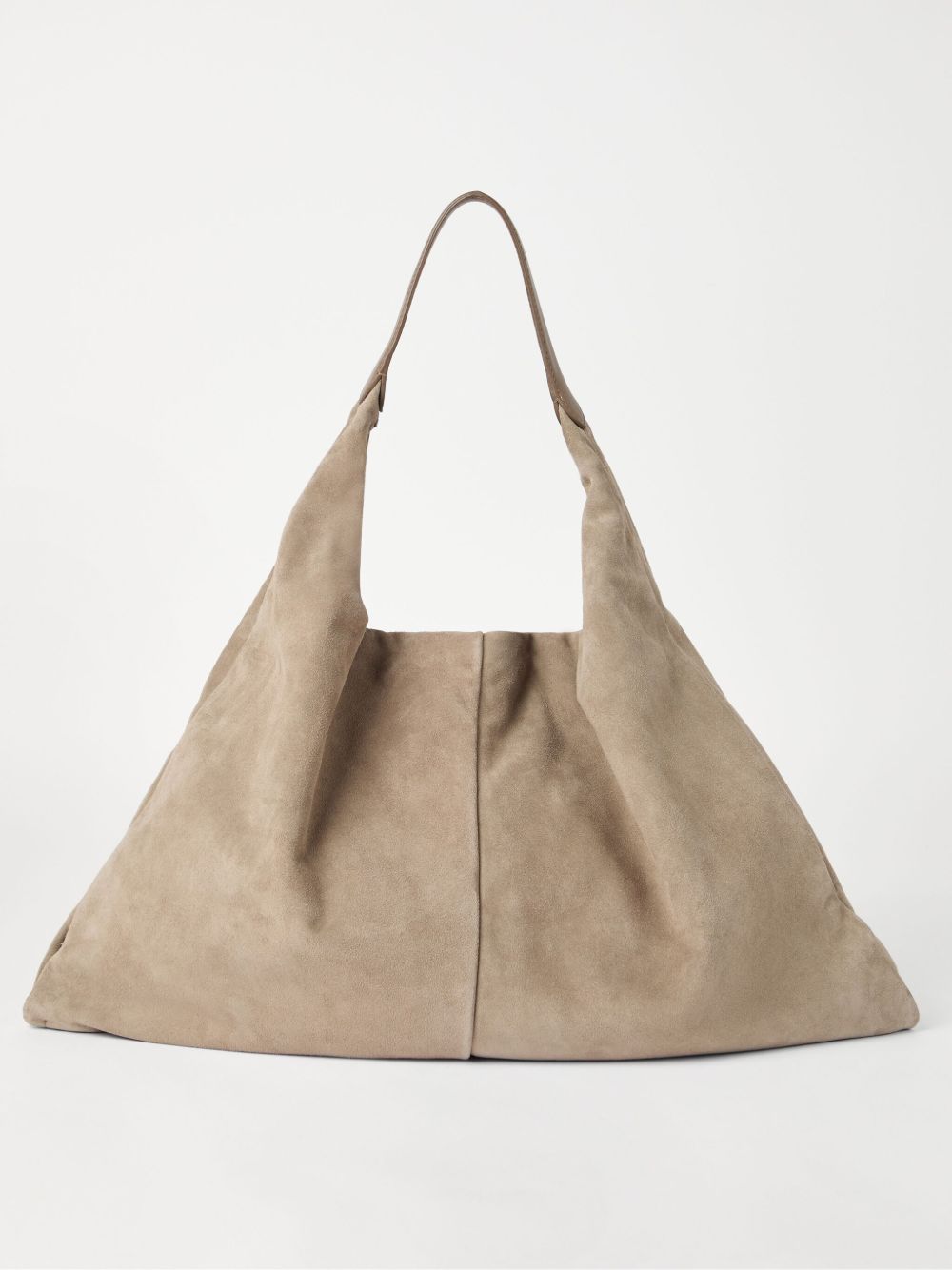 Brunello Cucinelli Bags Beige Calf Suede