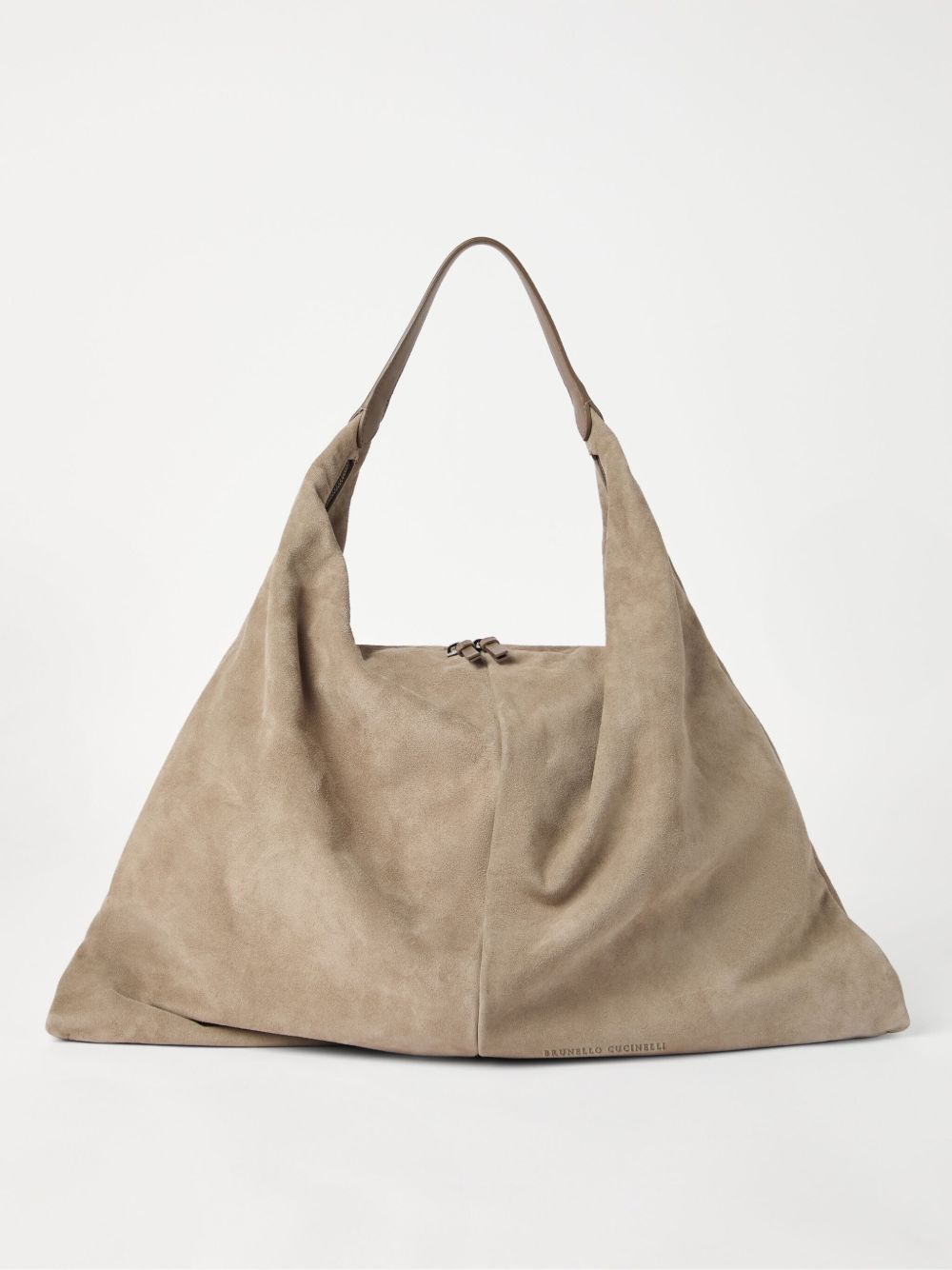 Brunello Cucinelli Bags Beige Calf Suede
