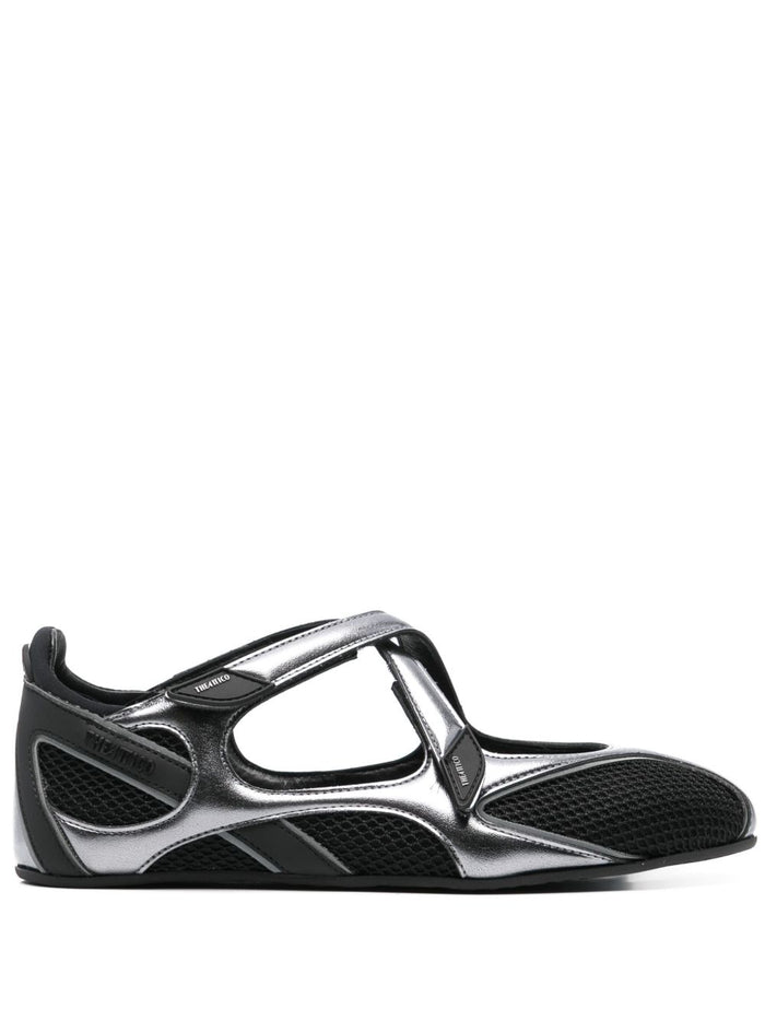The Attico Flat Shoes Black Fabric