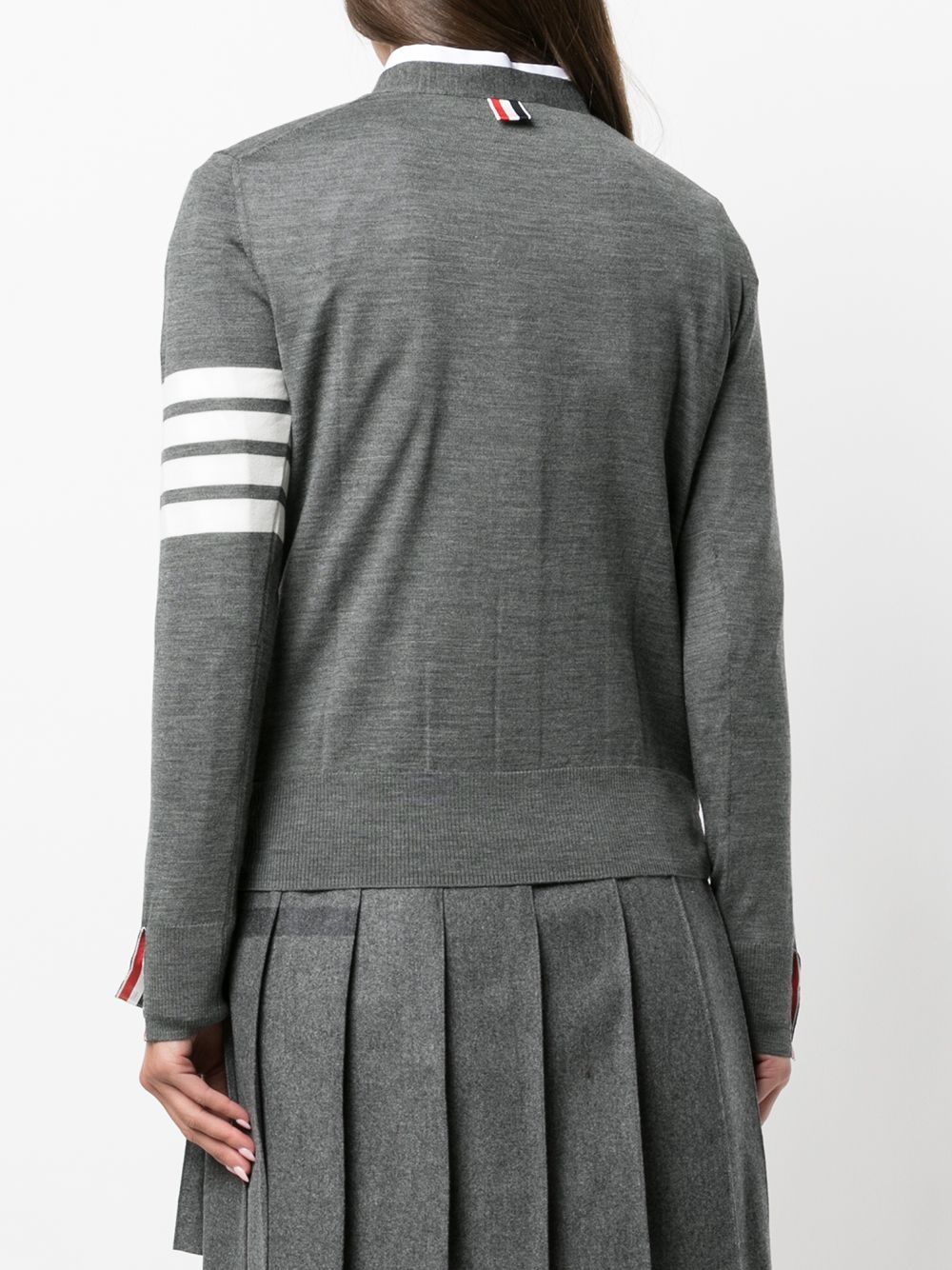 Thom Browne Sweaters Grigio Self:virgin Wool