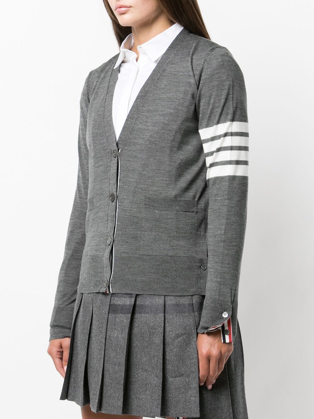Thom Browne Sweaters Grigio Self:virgin Wool