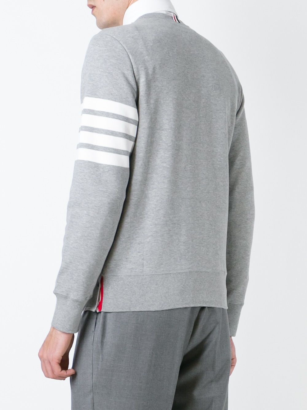 Thom Browne Sweaters Grey Self: Cotton