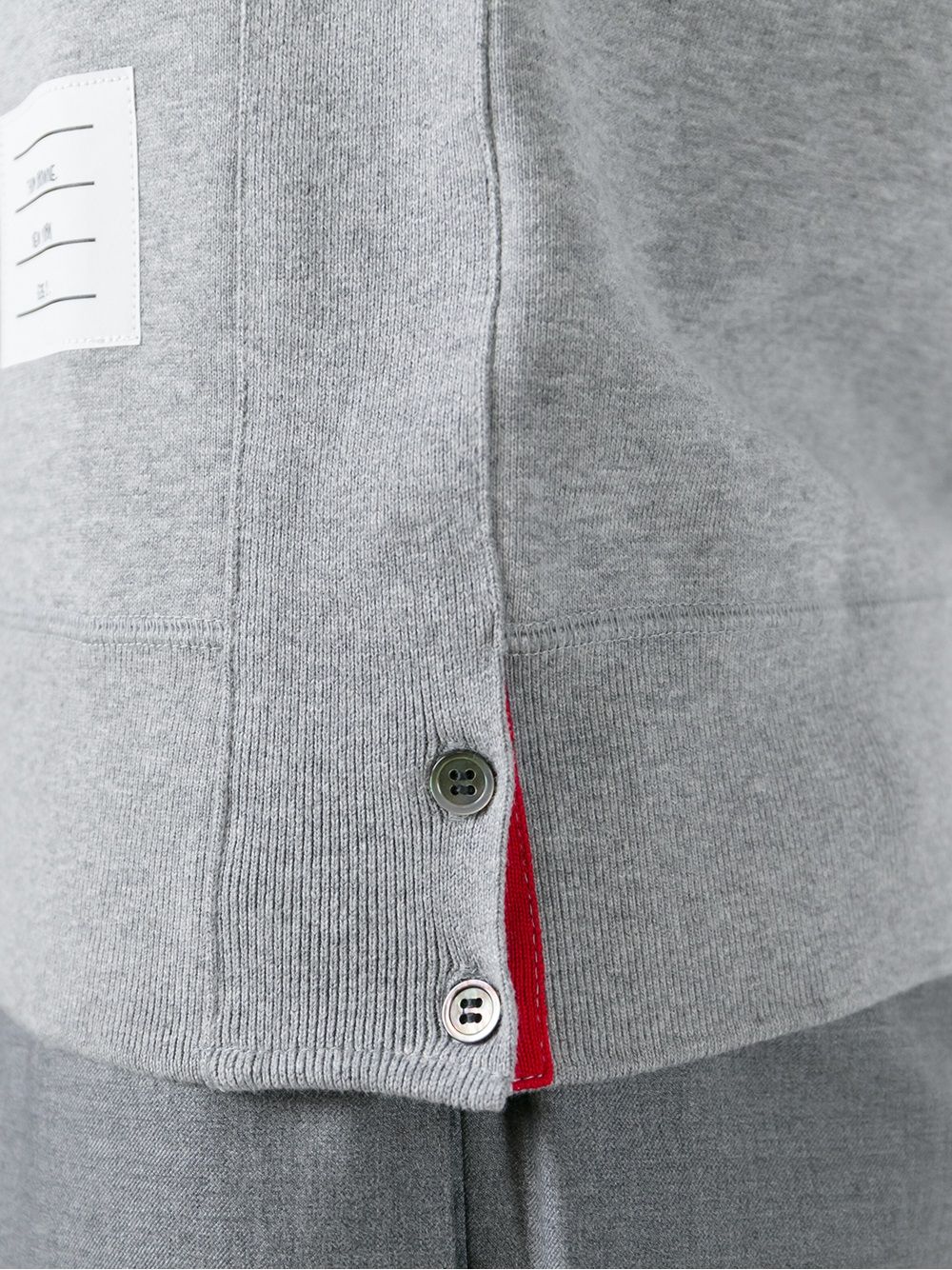 Thom Browne Sweaters Grey Self: Cotton