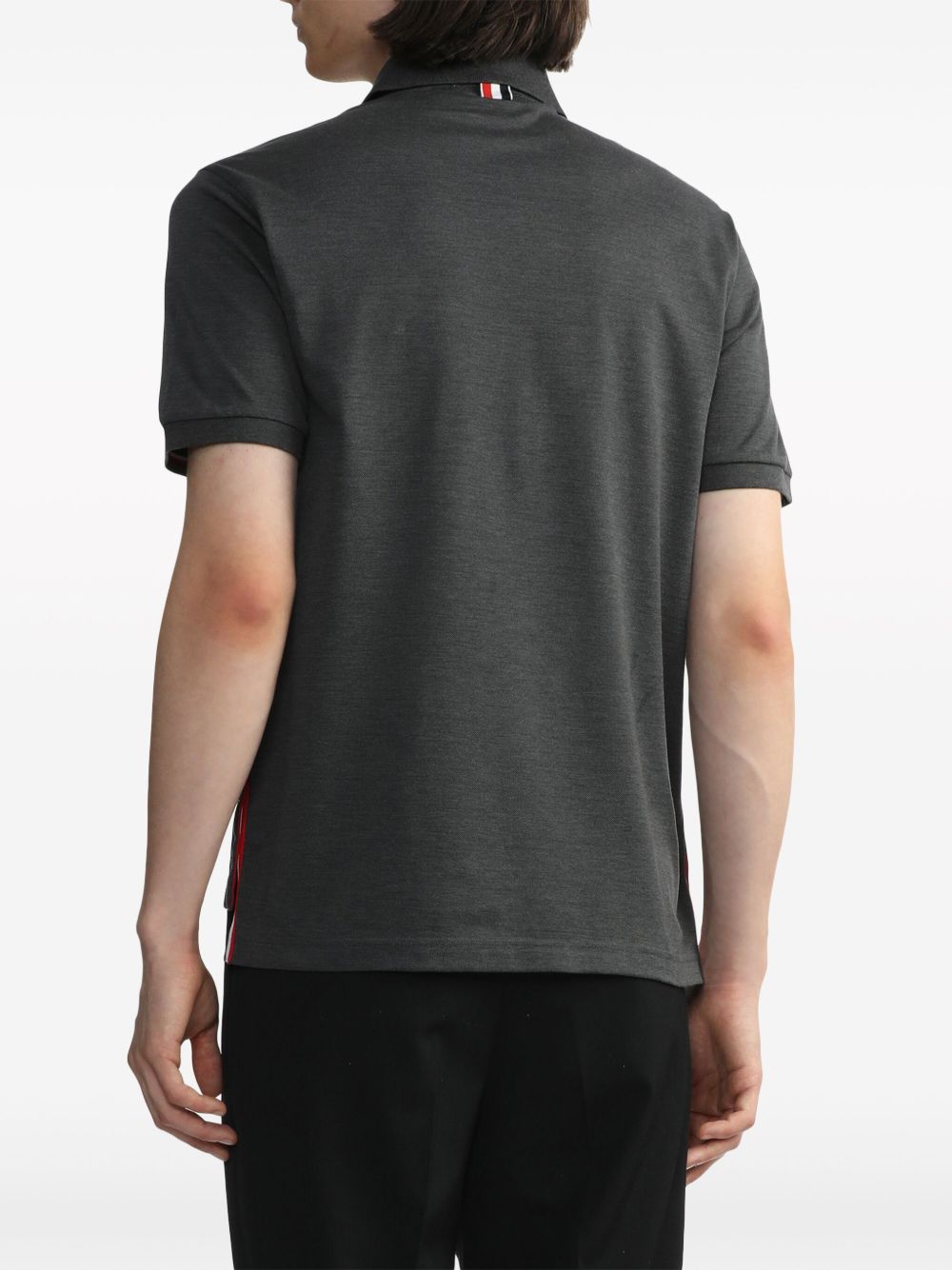 Thom Browne T-Shirts And Polos Grey Self: Cotton