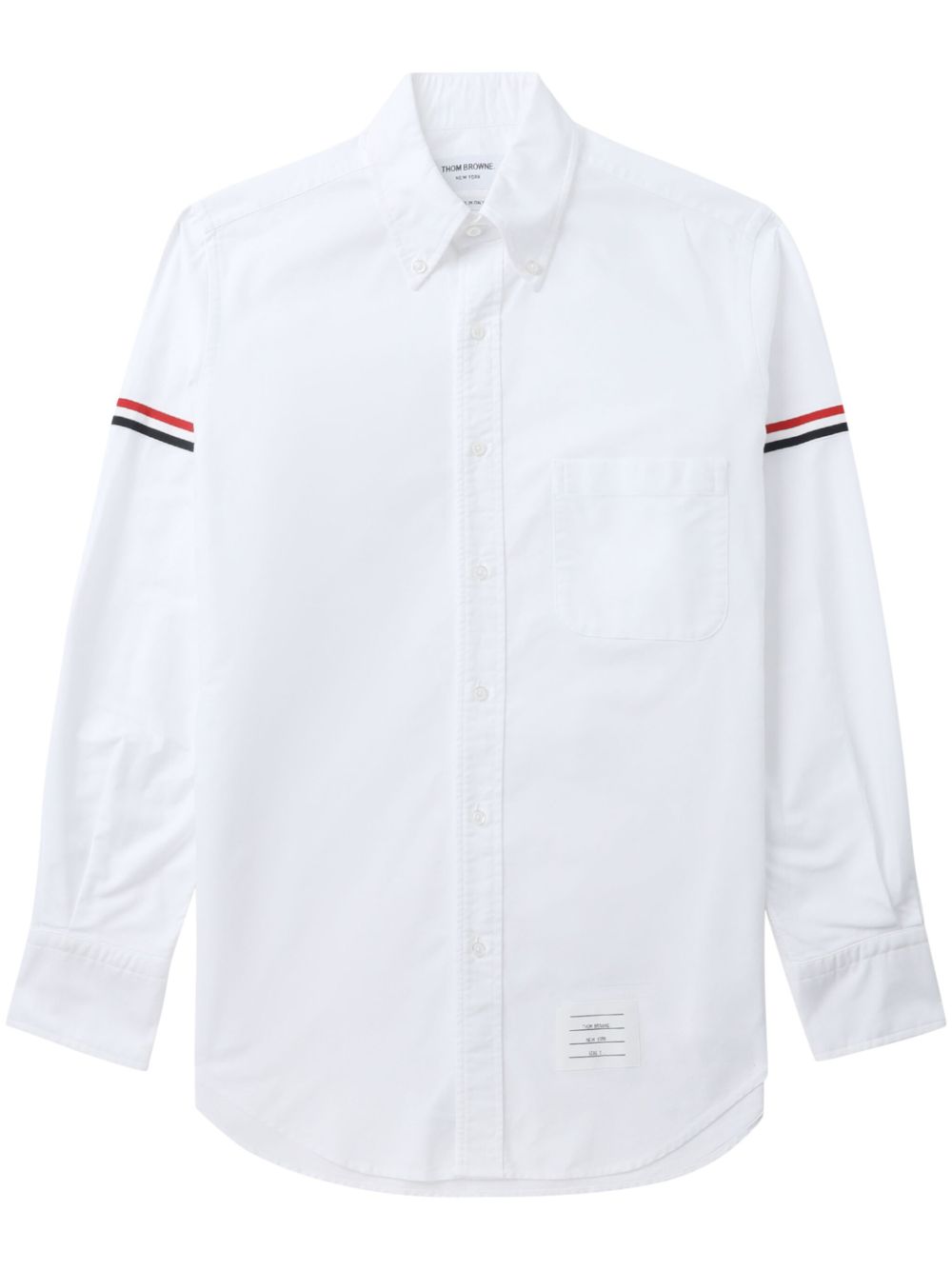 Thom Browne Shirts Bianco Self: Cotton