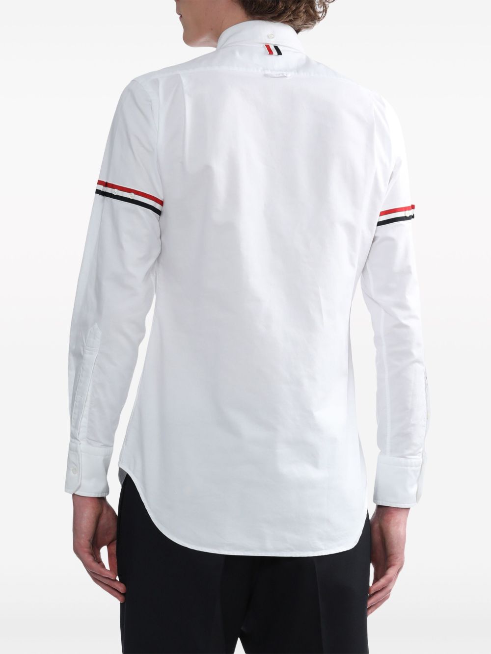 Thom Browne Shirts Bianco Self: Cotton