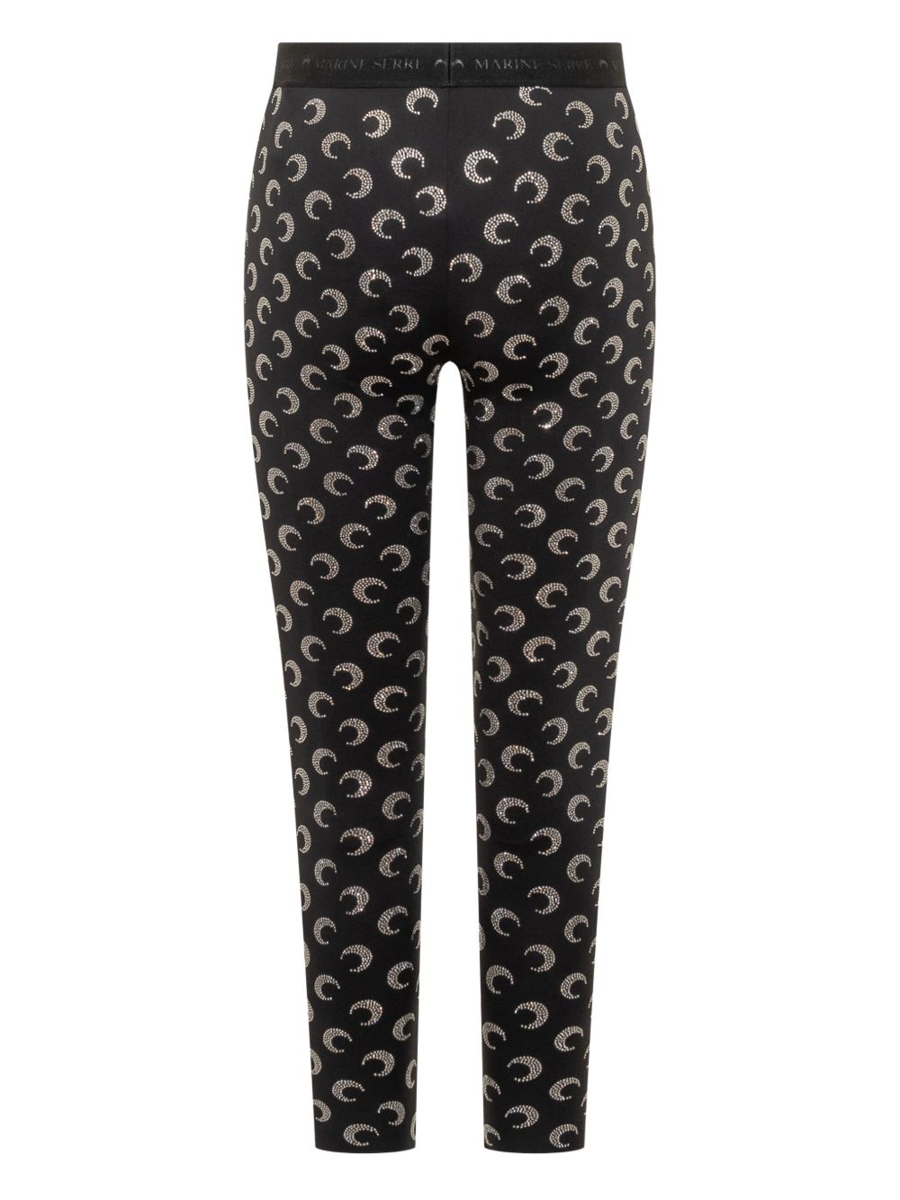 Marine Serre Trousers Black Polyamide Elastane