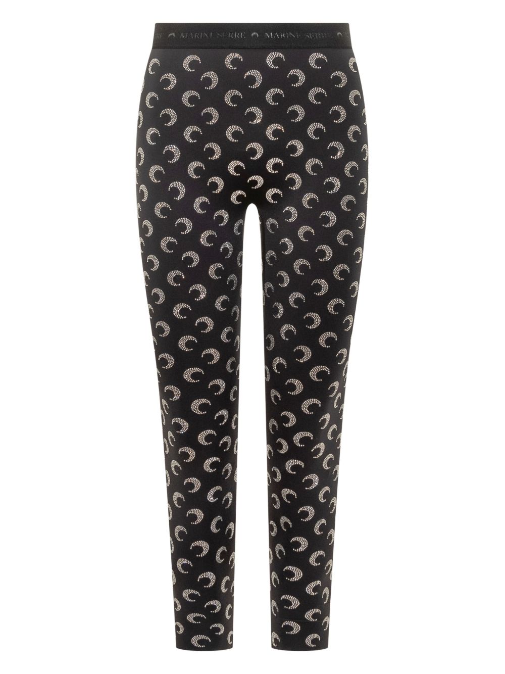 Marine Serre Trousers Black Polyamide Elastane