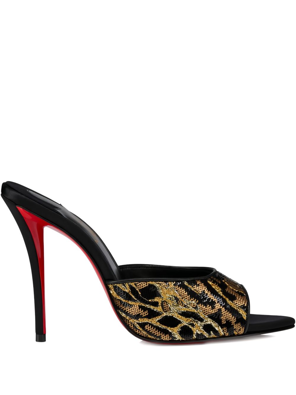 Christian Louboutin Sandals Black Satin