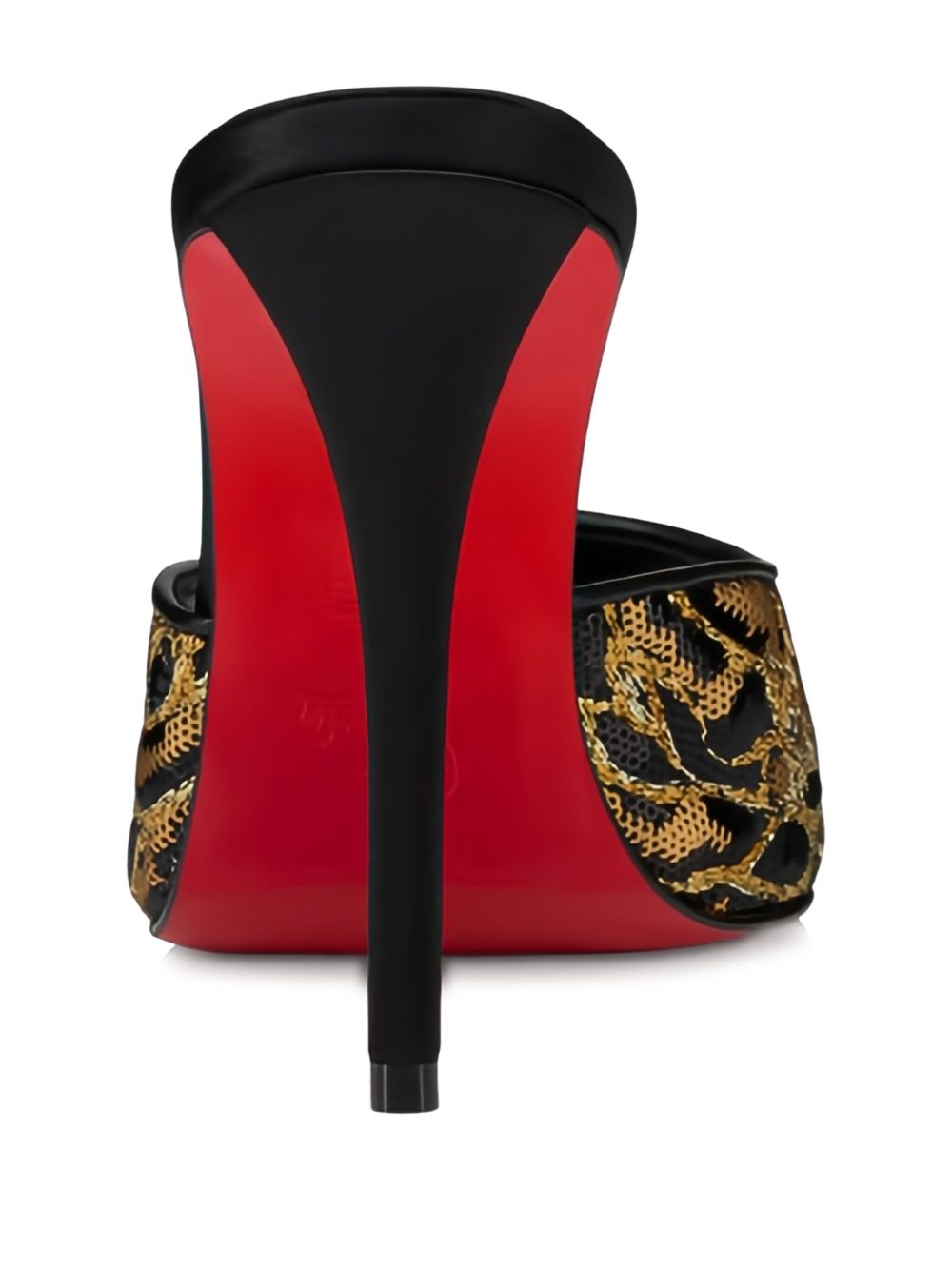 Christian Louboutin Sandals Black Satin