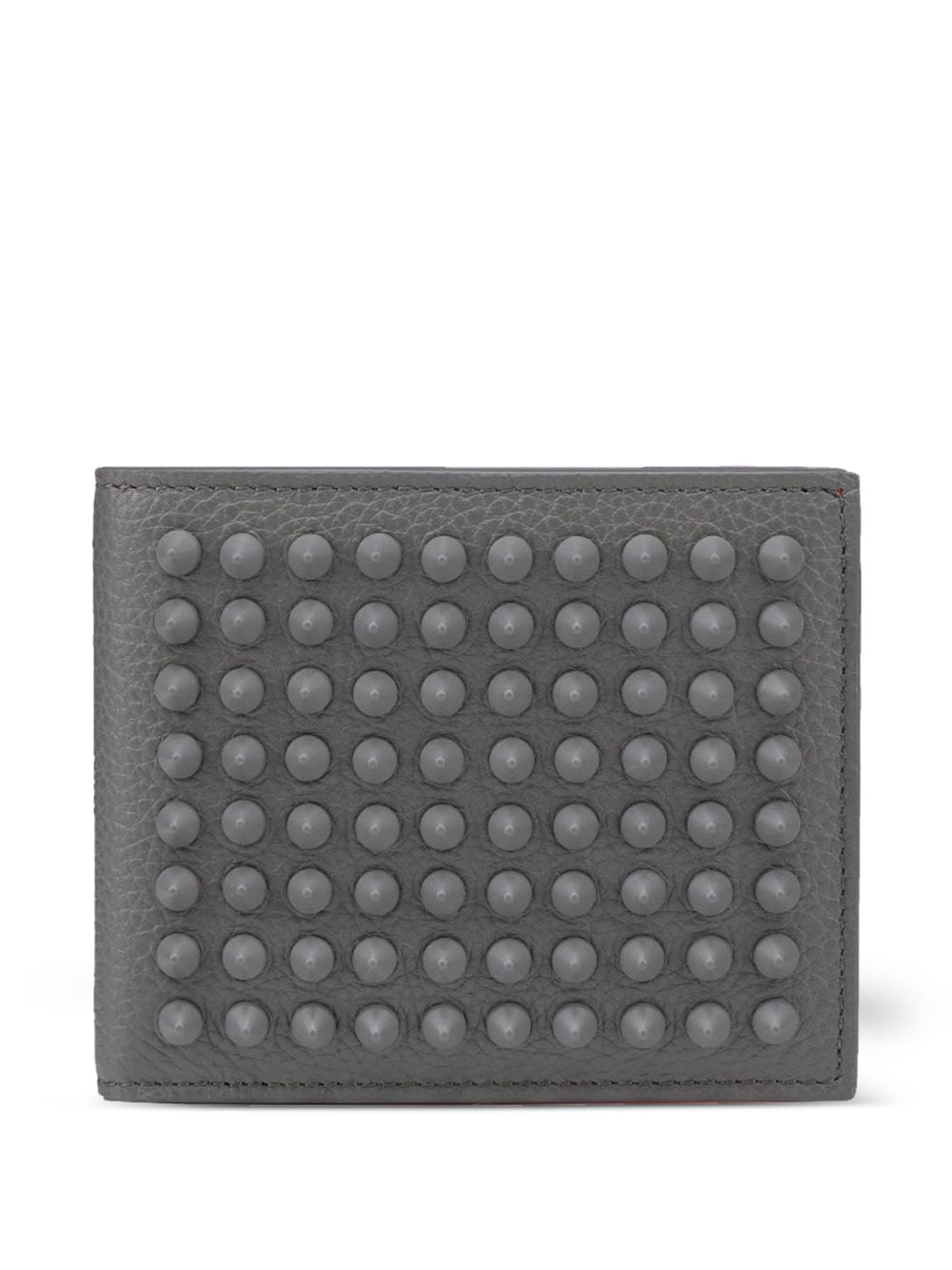 Christian Louboutin Wallets Grey Calf Leather