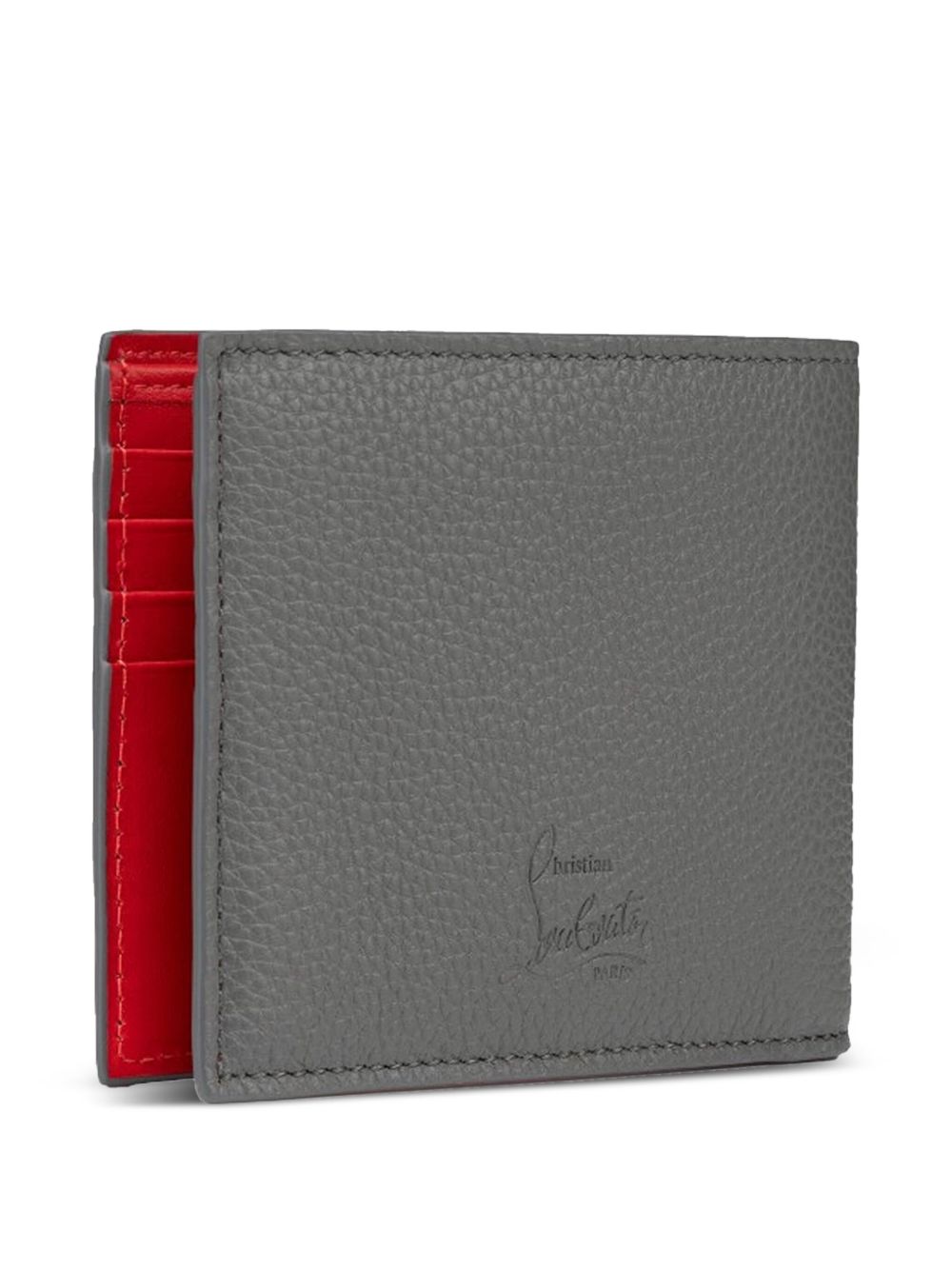 Christian Louboutin Wallets Grey Calf Leather