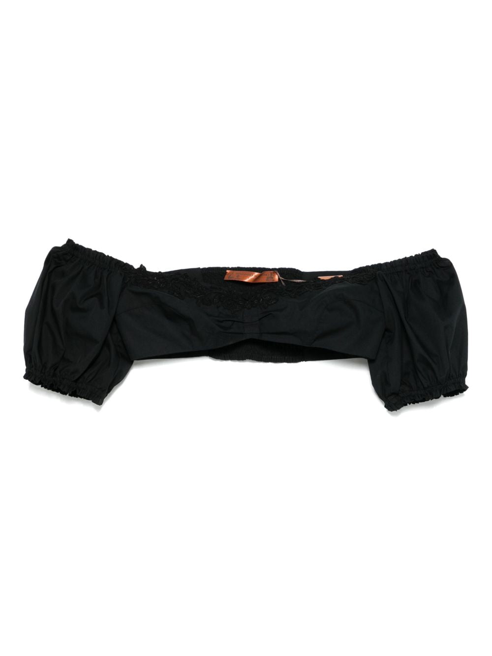 Ermanno Scervino Top Black Cotton