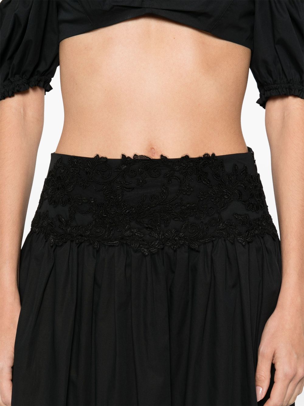Ermanno Scervino Skirts Black Cotton