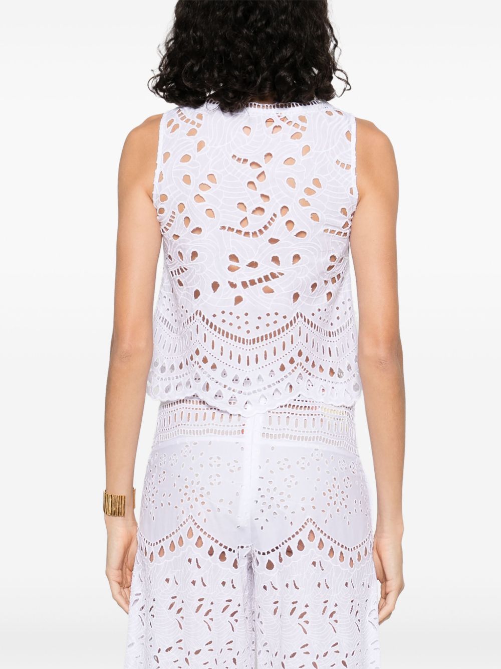 Ermanno Scervino Top White Cotton