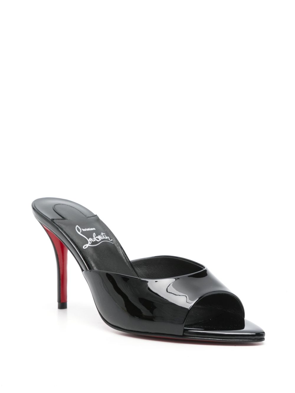 Christian Louboutin Sandals Black Calf Leather