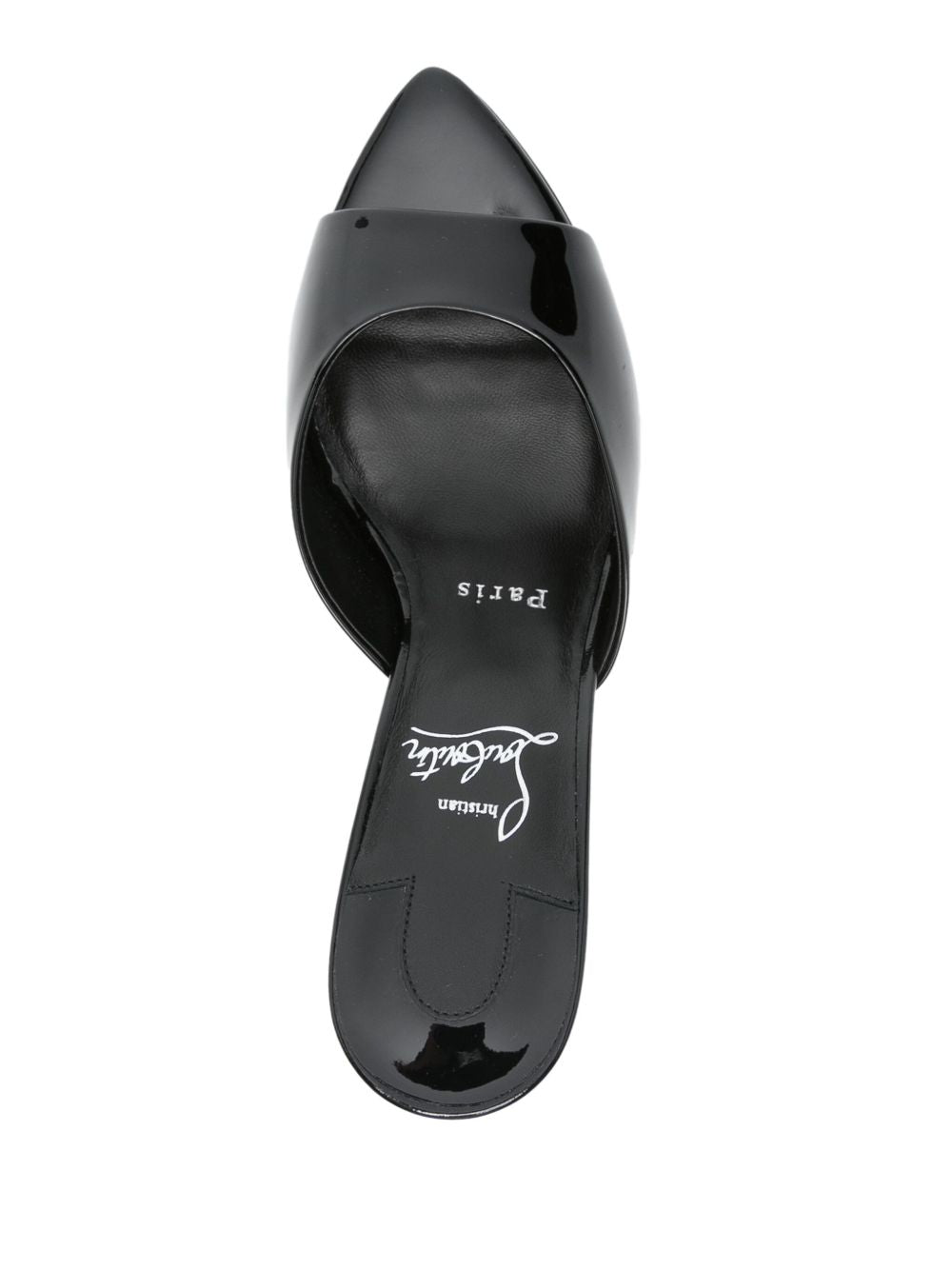 Christian Louboutin Sandals Black Calf Leather