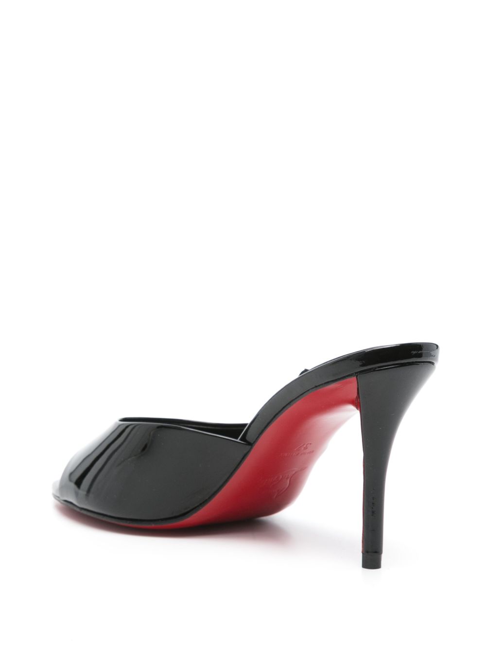 Christian Louboutin Sandals Black Calf Leather