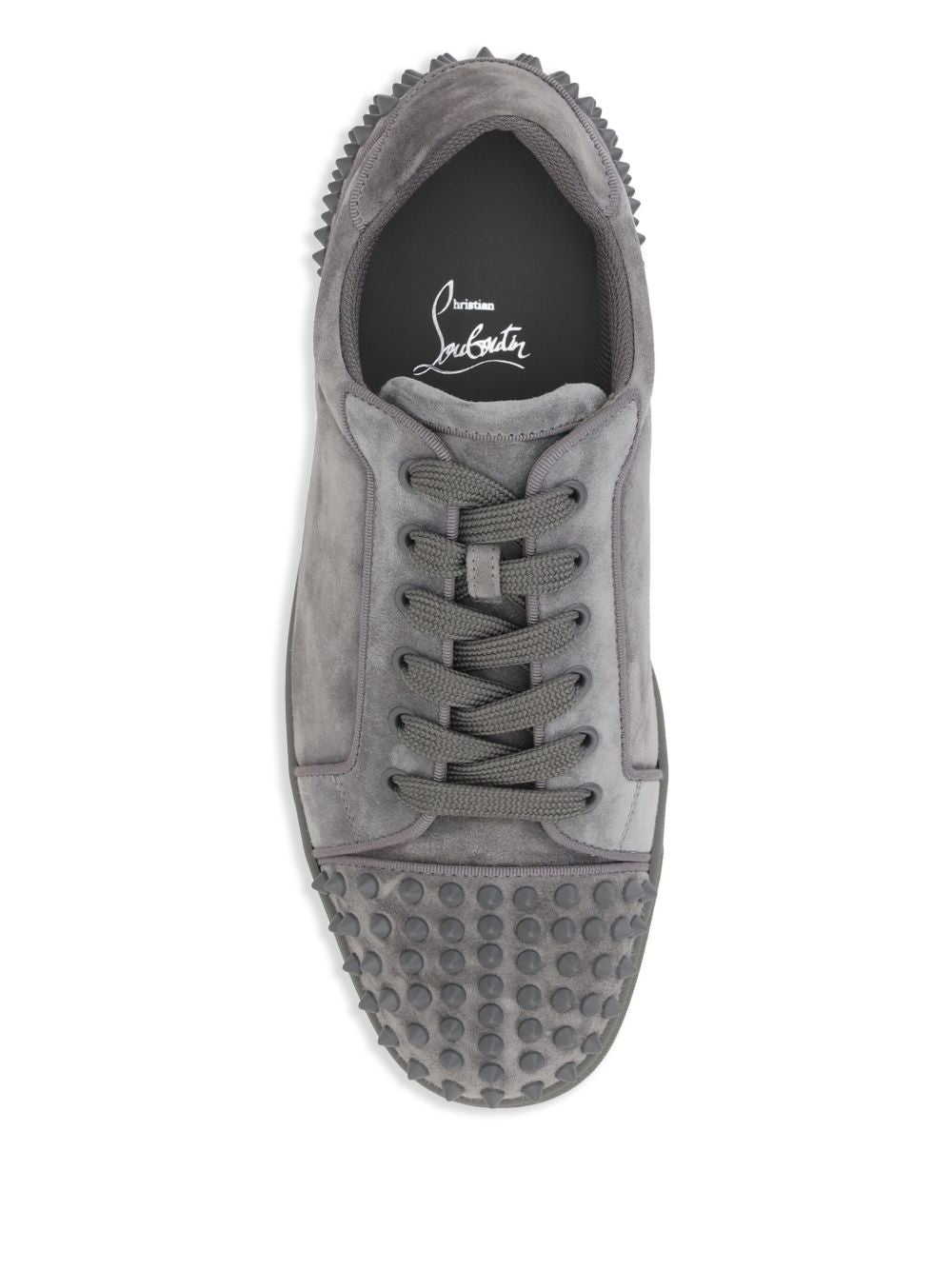 Christian Louboutin Sneakers Grey Calf Leather