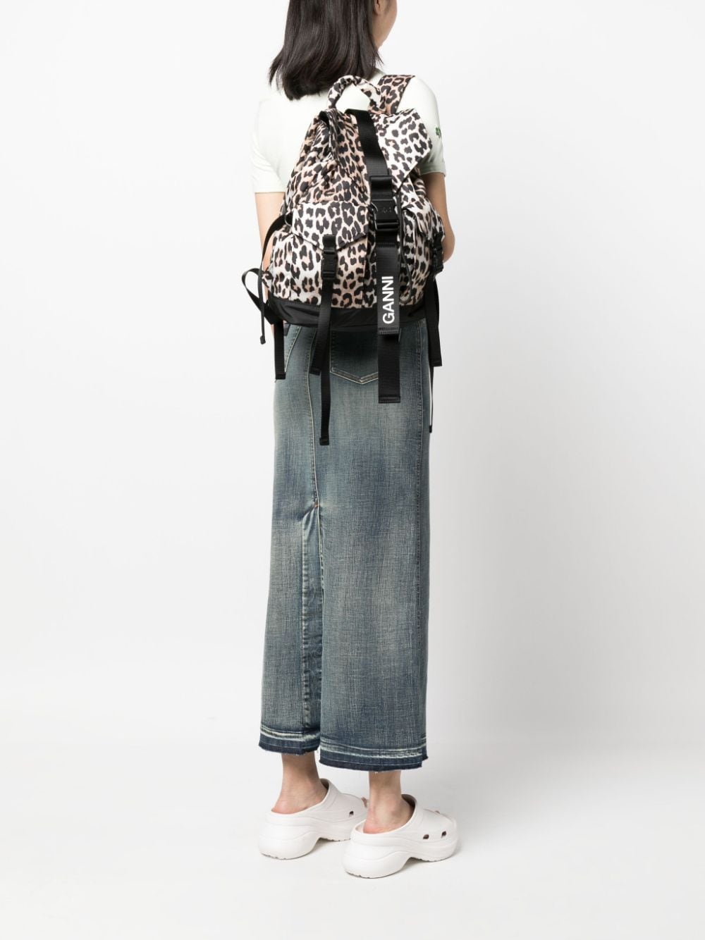 Ganni Bags Brown Outer: Polyester