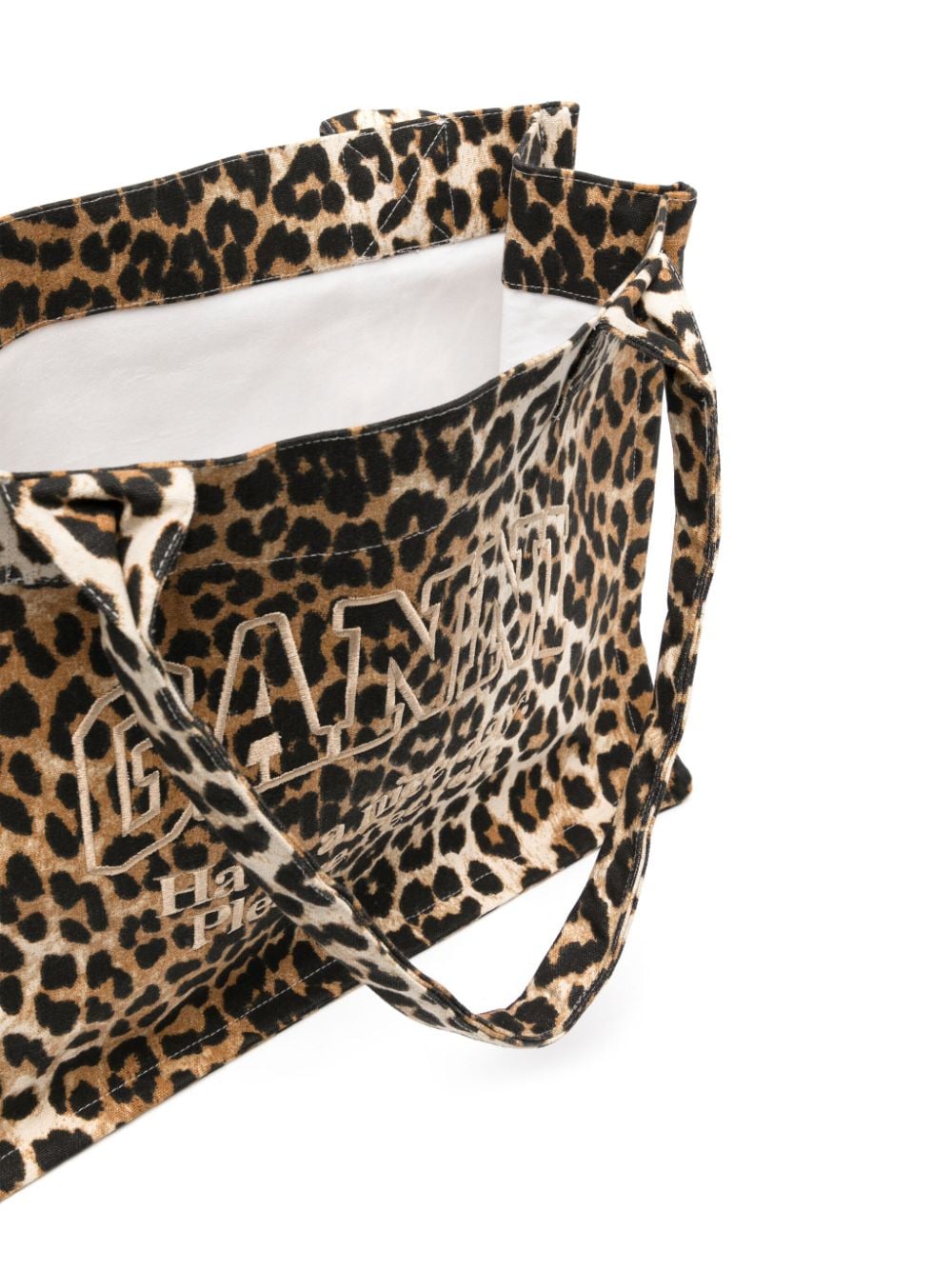 Ganni Bags Brown Cotton