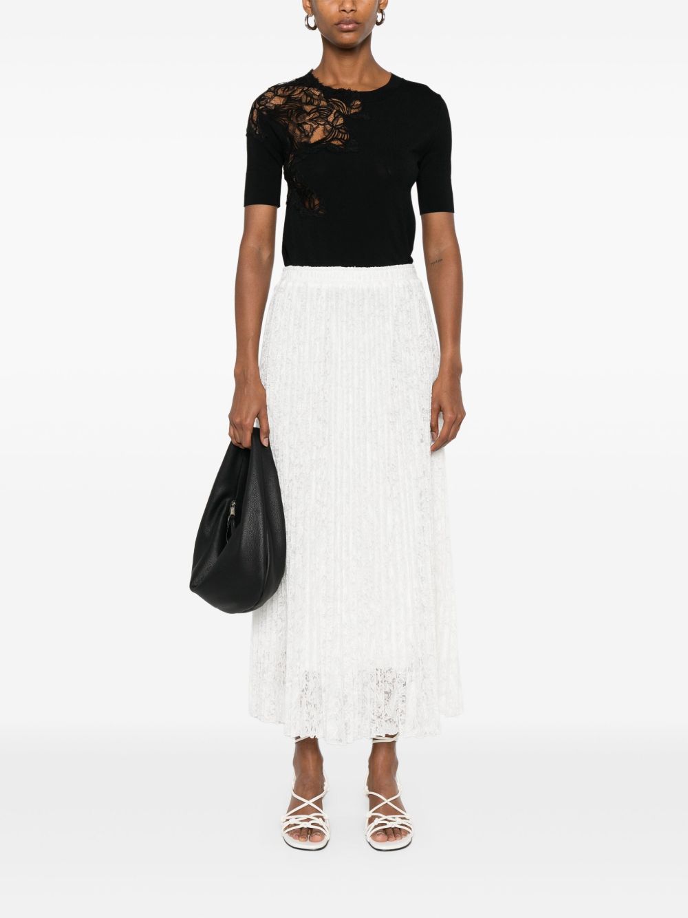 Ermanno Scervino T-Shirts And Polos Black Viscose